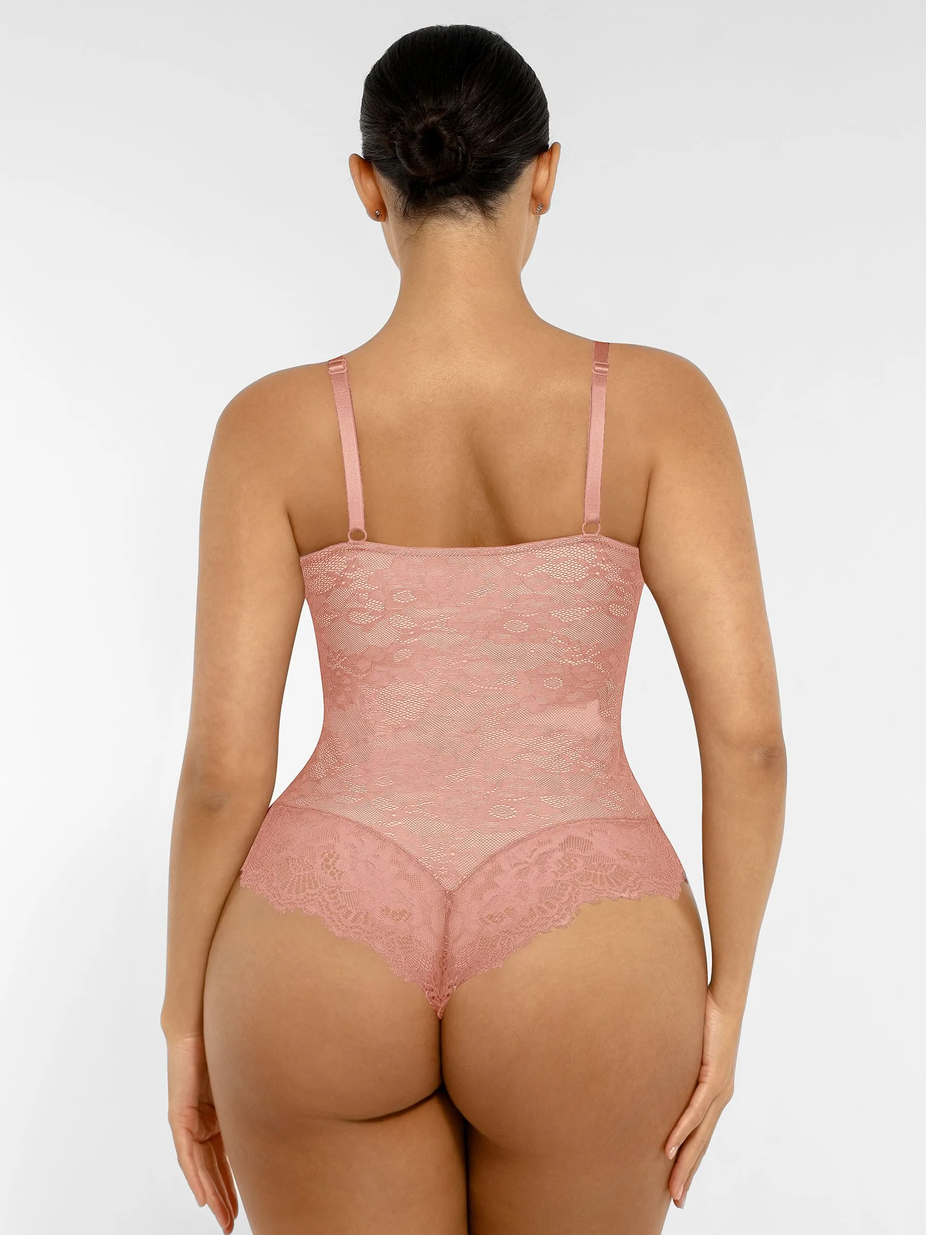 Lace Sculpt V-Neck  Bodysuit - Image 43