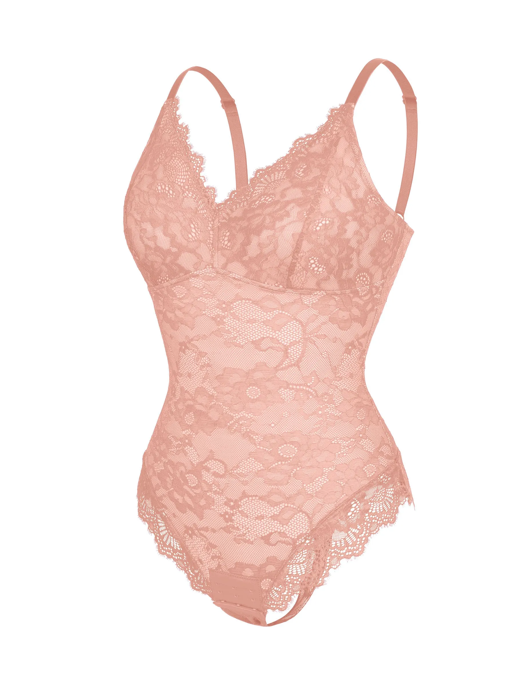 Lace Sculpt V-Neck  Bodysuit - Image 49