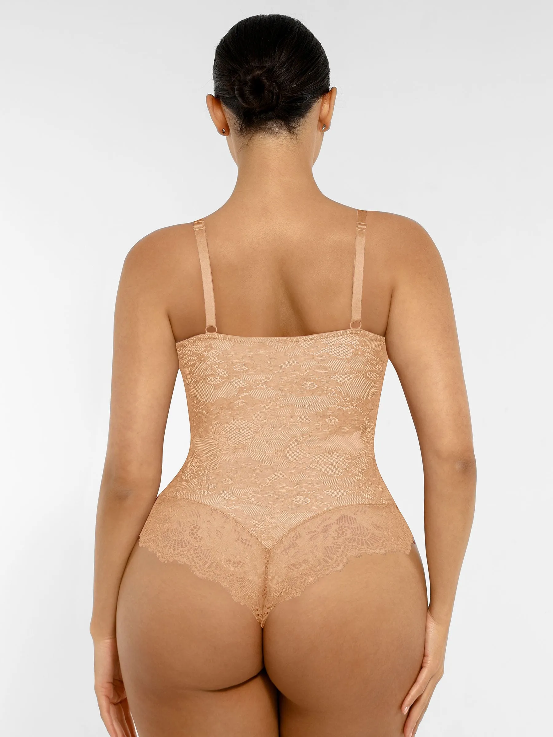 Lace Sculpt V-Neck  Bodysuit - Image 53