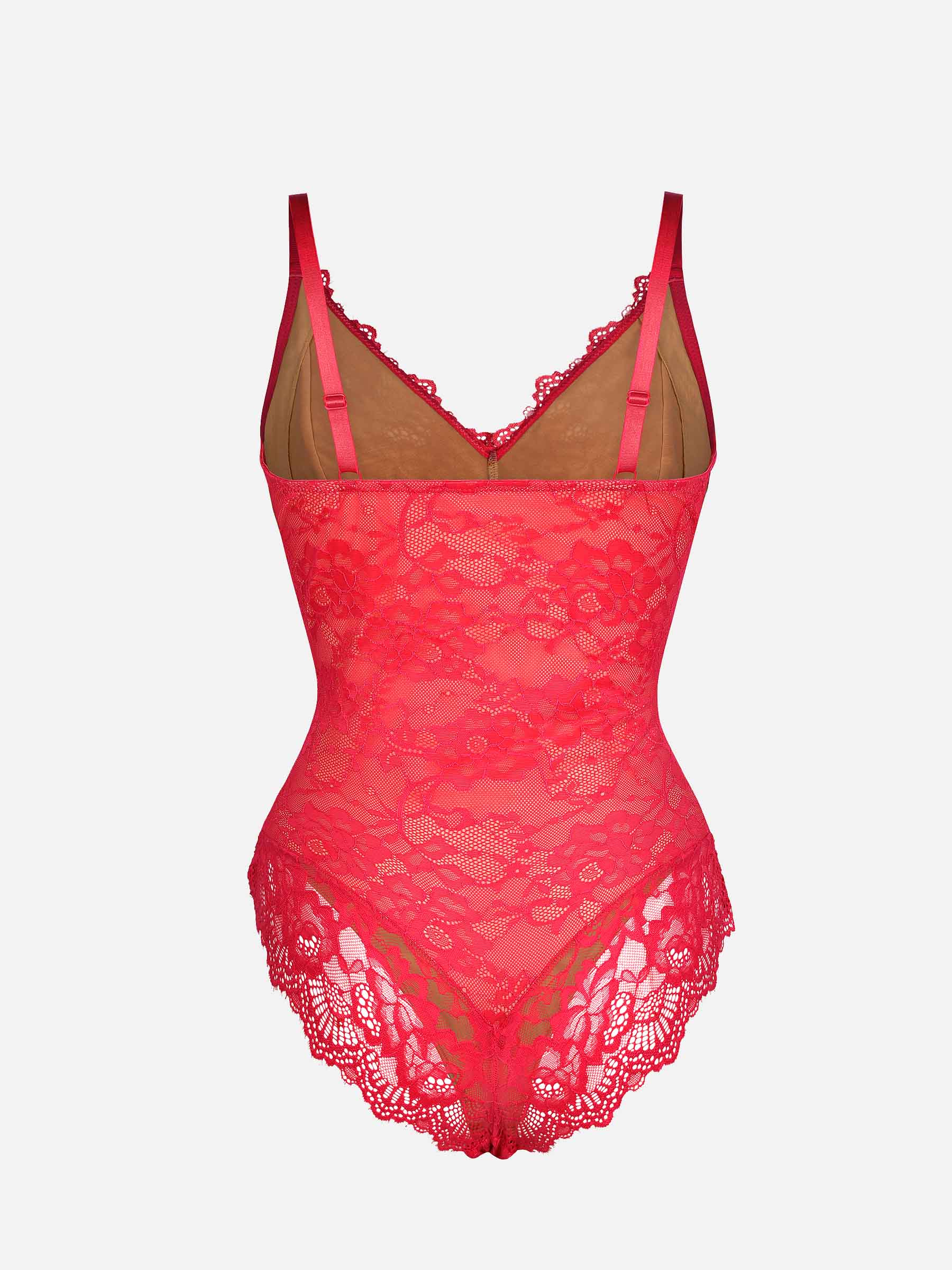 Lace Sculpt V-Neck  Bodysuit - Image 72