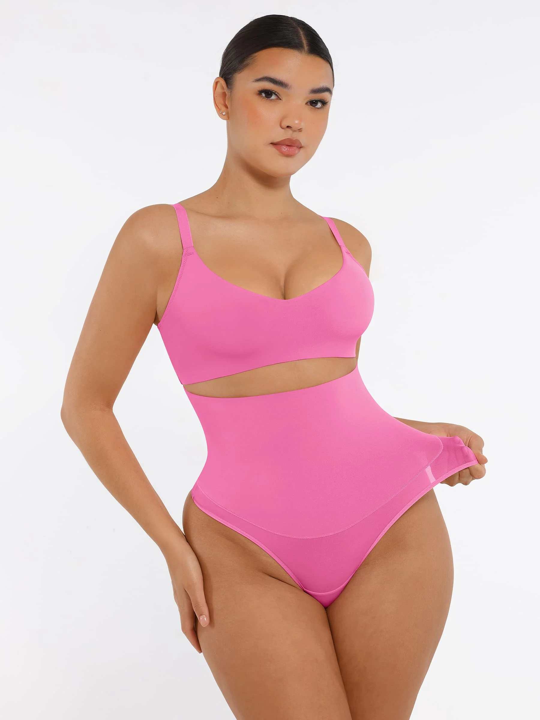 Tummy Control Smooth Breathable Thong - Image 17