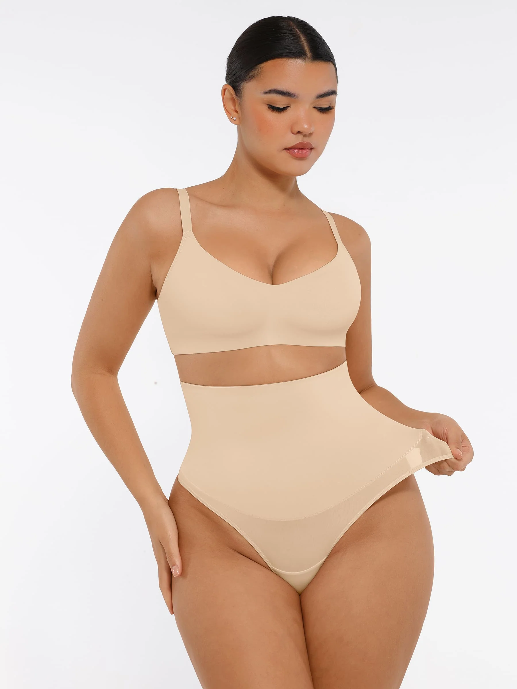 Tummy Control Smooth Breathable Thong - Image 10