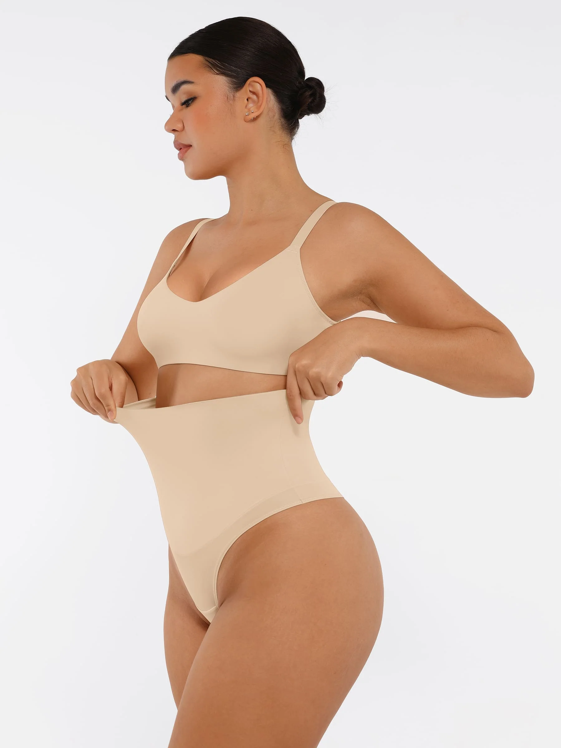 Tummy Control Smooth Breathable Thong - Image 11