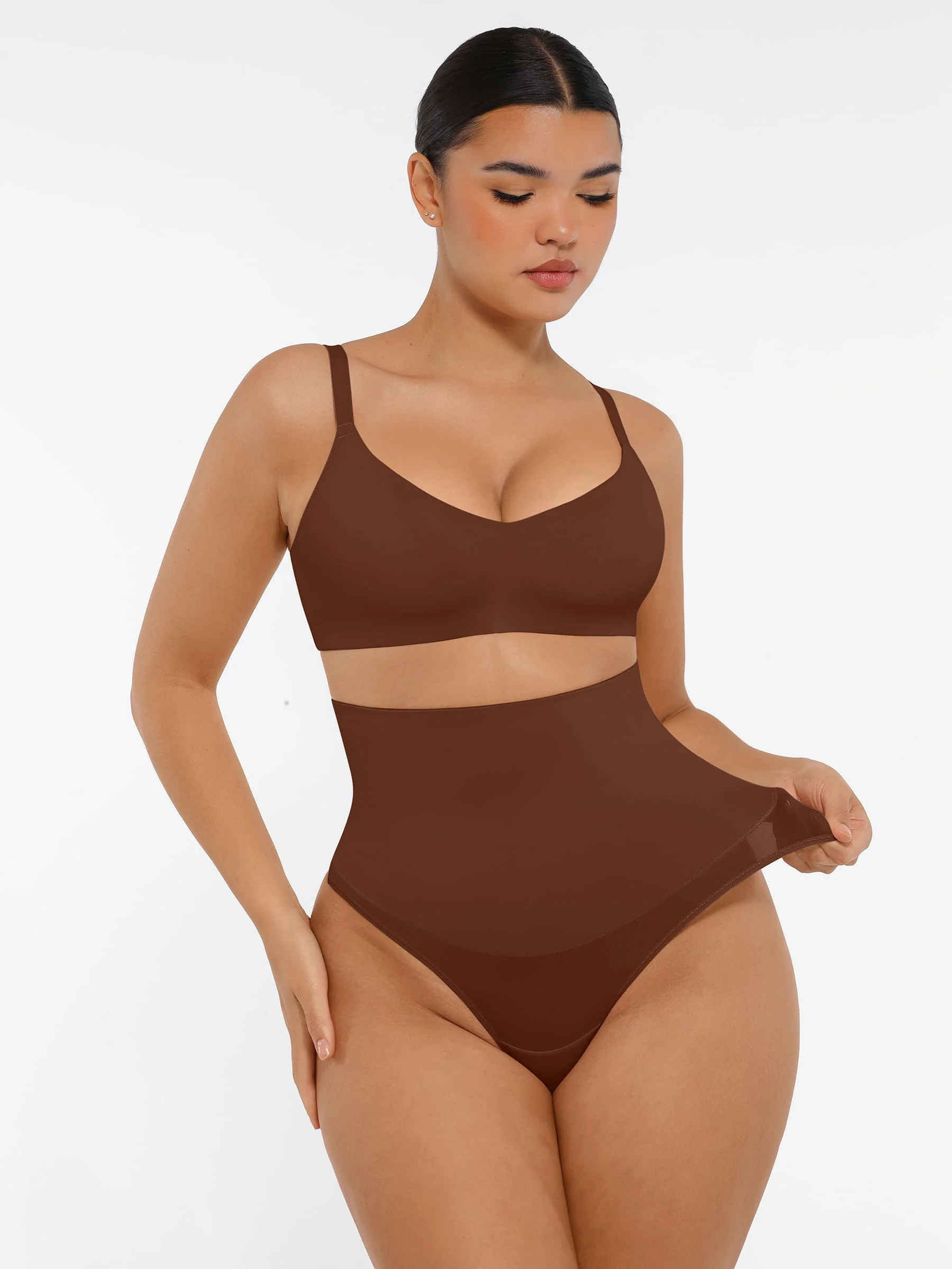 Tummy Control Smooth Breathable Thong - Image 35