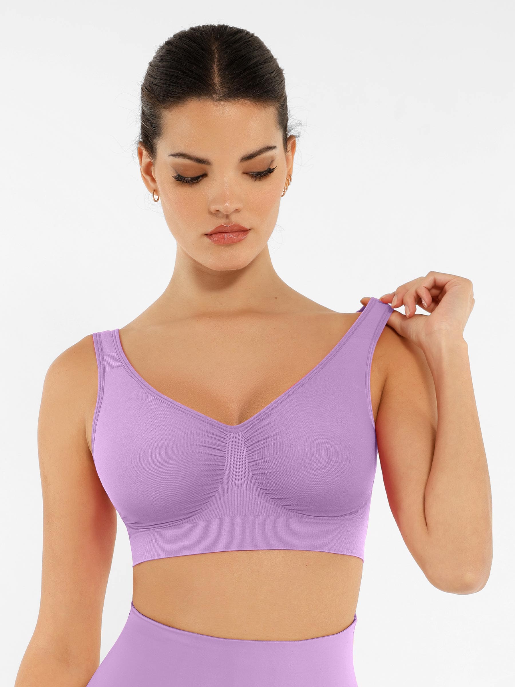 No Underwire Wide Straps Everyday Bra - Image 104