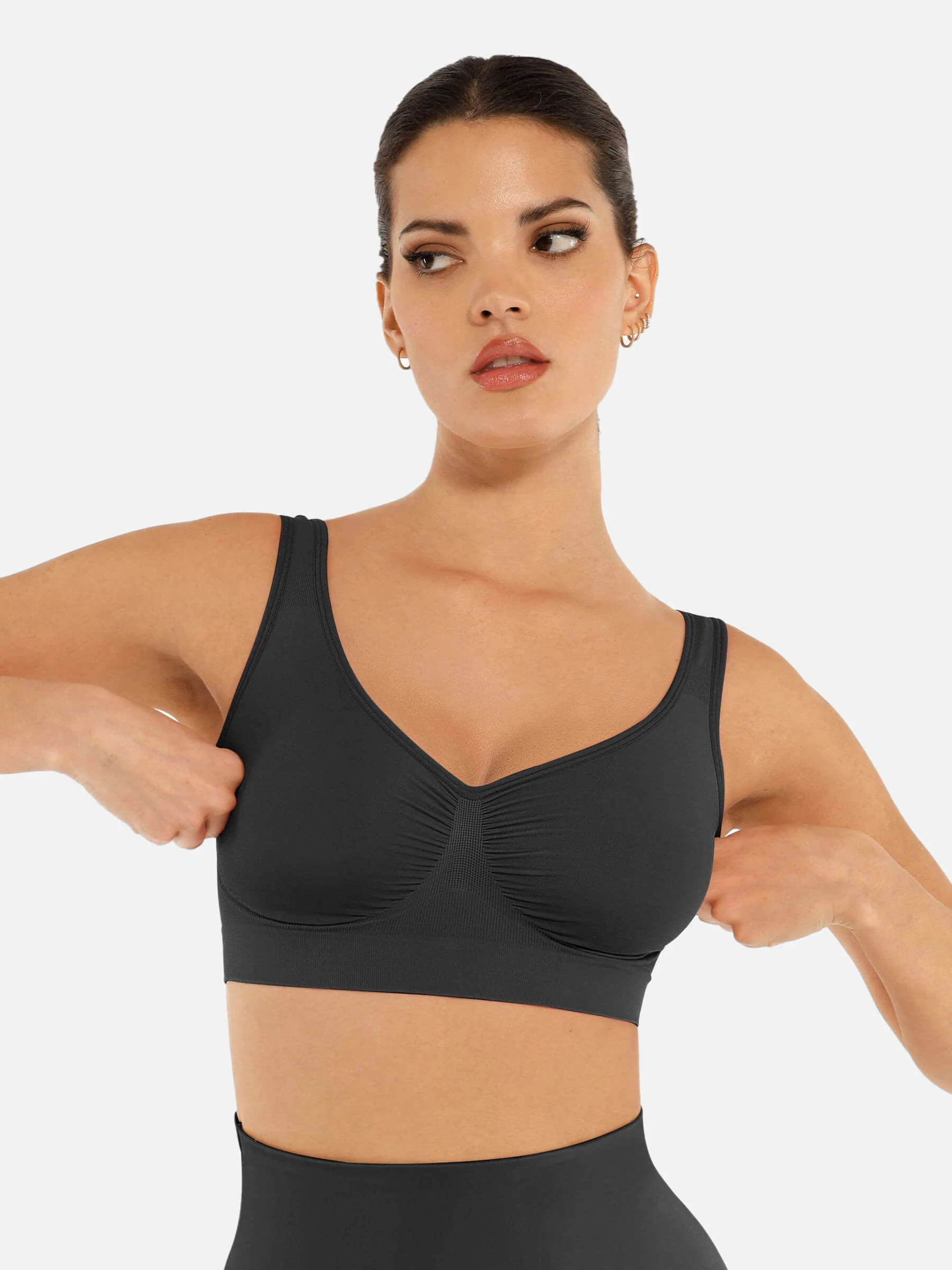 No Underwire Wide Straps Everyday Bra - Image 13
