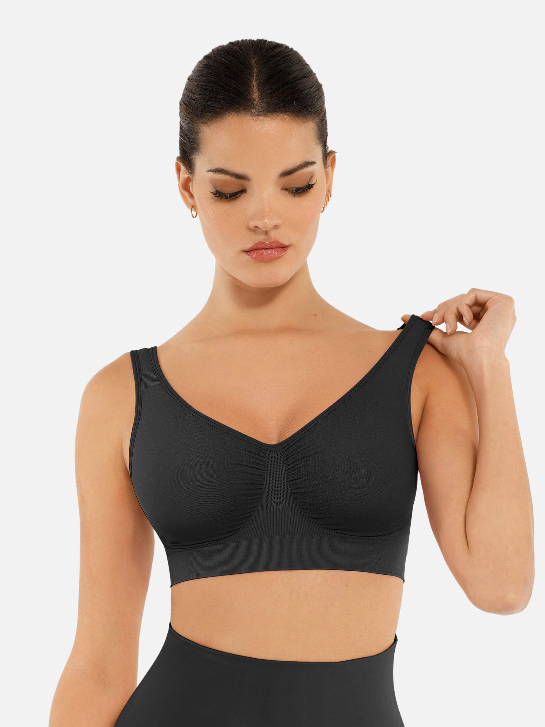 No Underwire Wide Straps Everyday Bra - Image 15