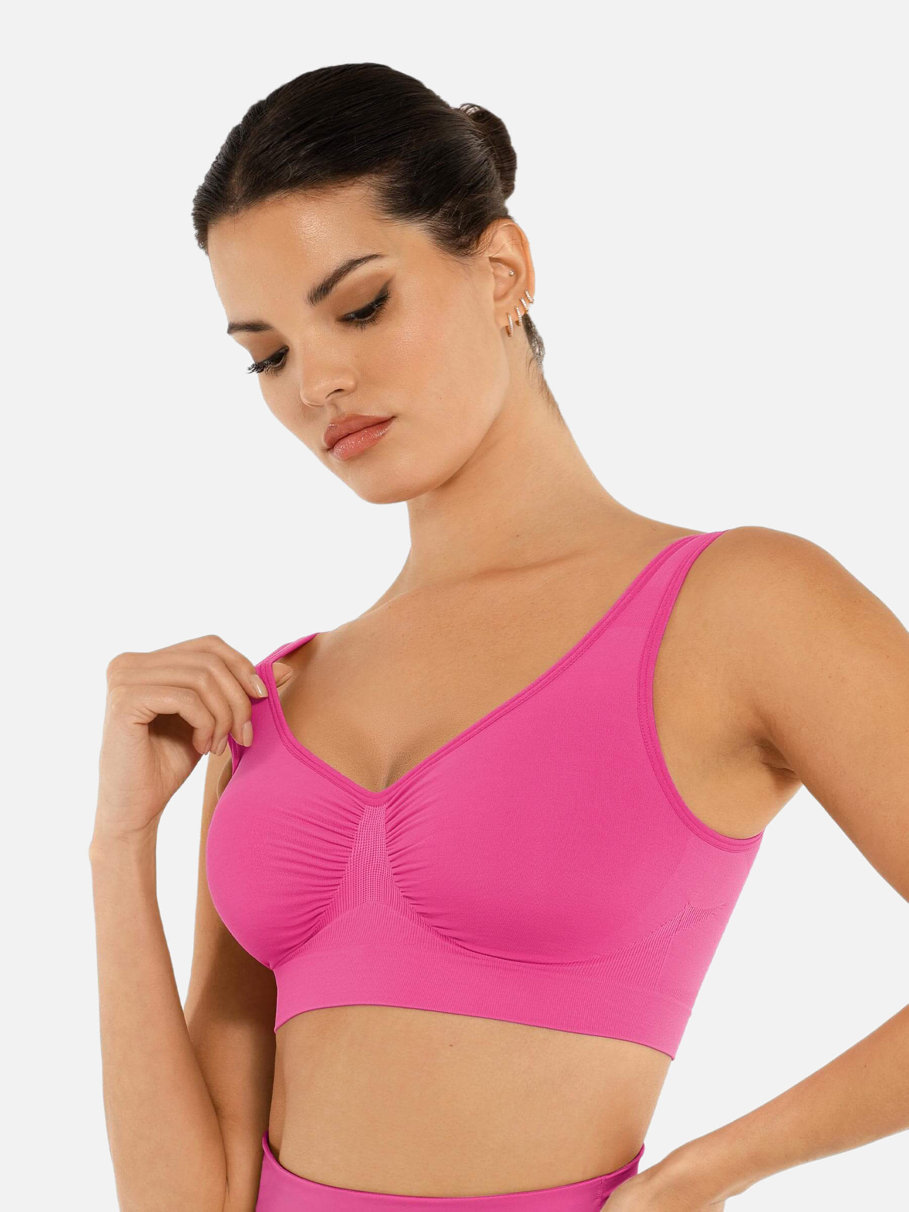 No Underwire Wide Straps Everyday Bra - Image 28