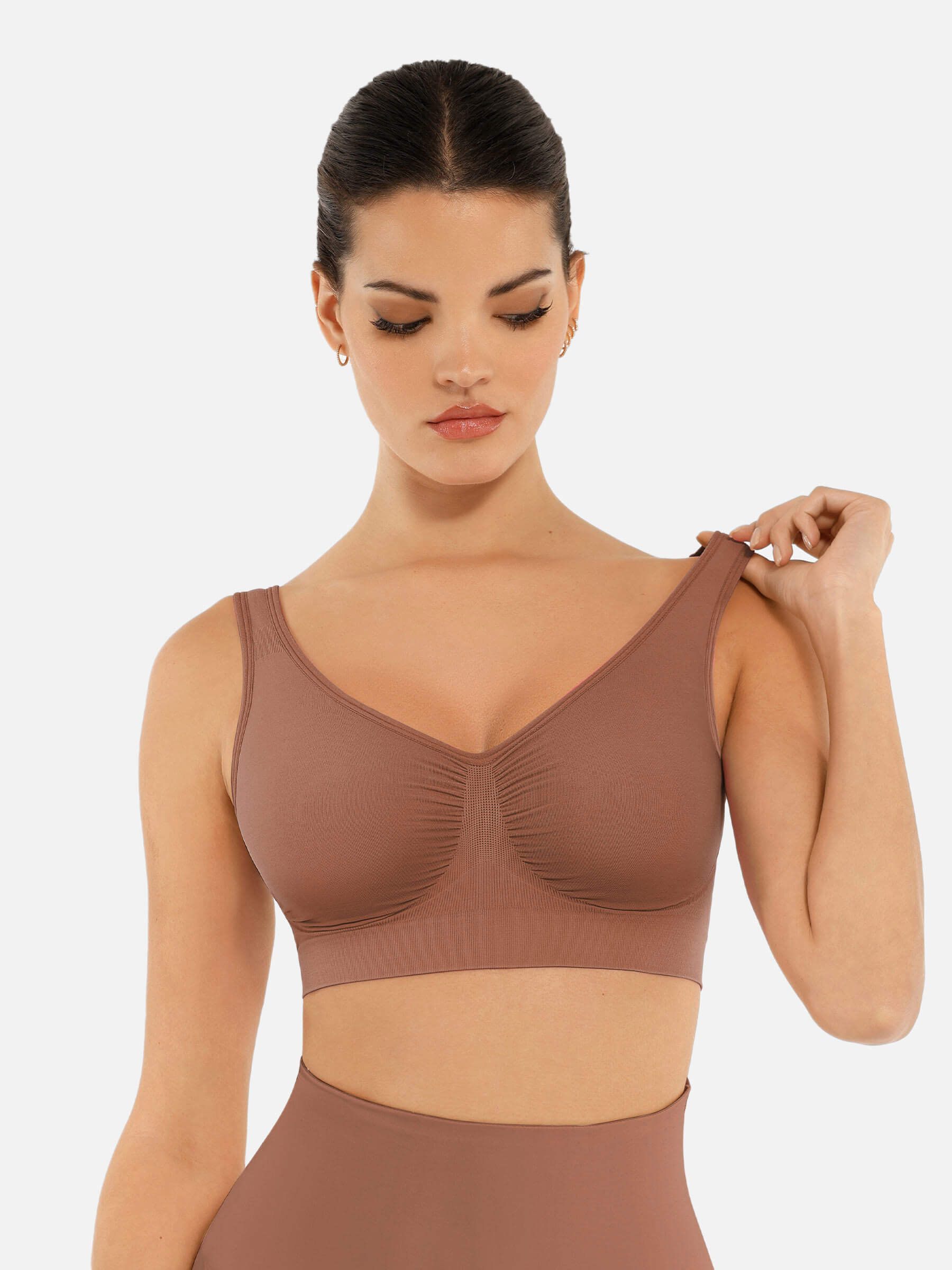 No Underwire Wide Straps Everyday Bra - Image 3