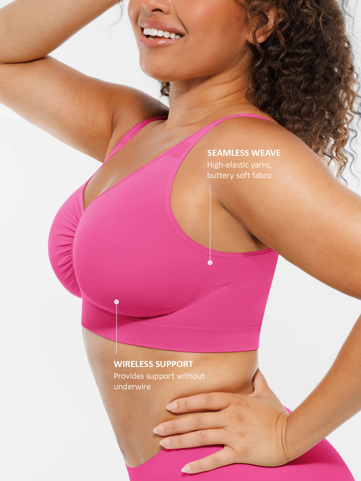 No Underwire Wide Straps Everyday Bra - Image 33