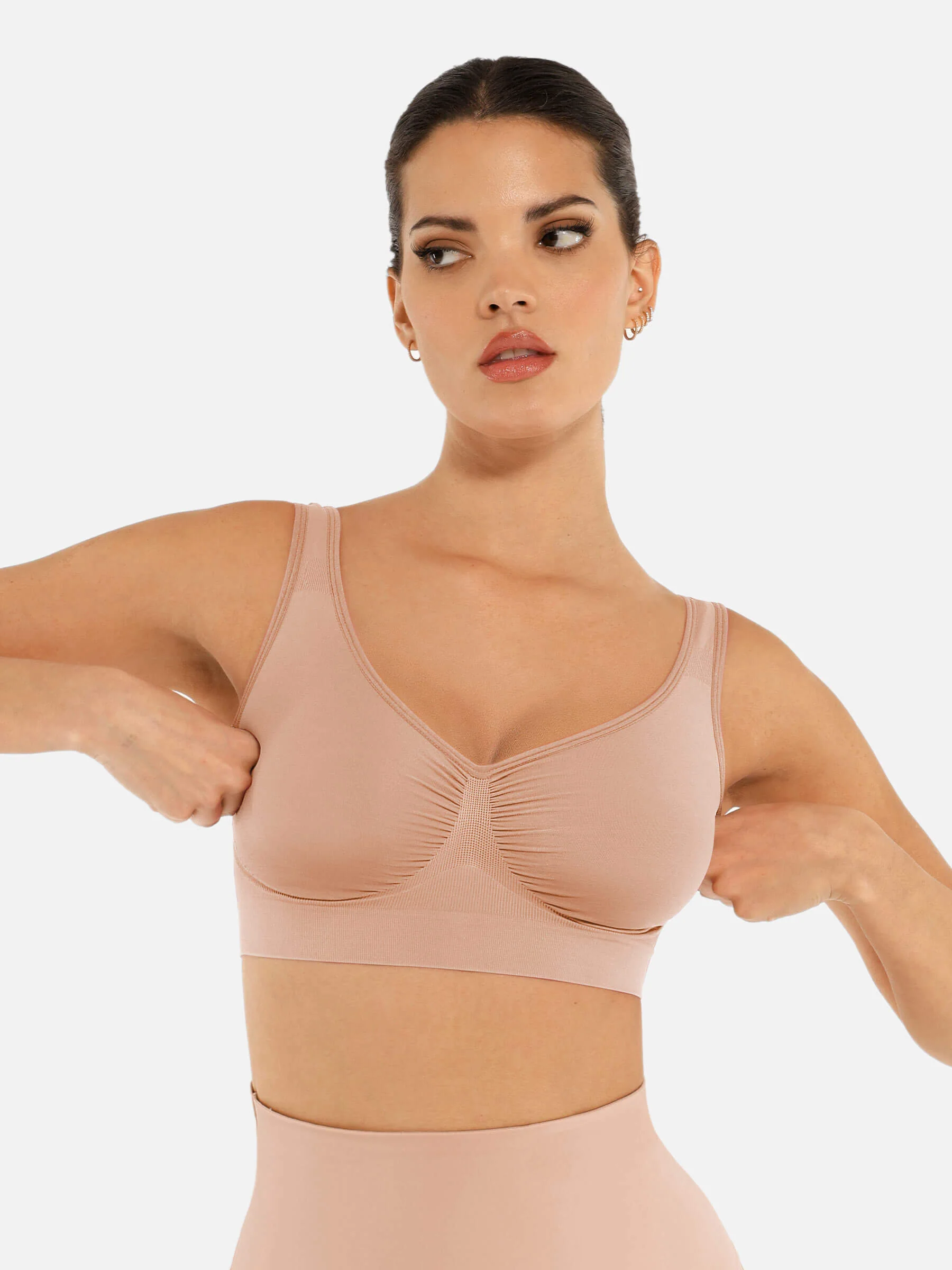 No Underwire Wide Straps Everyday Bra - Image 38