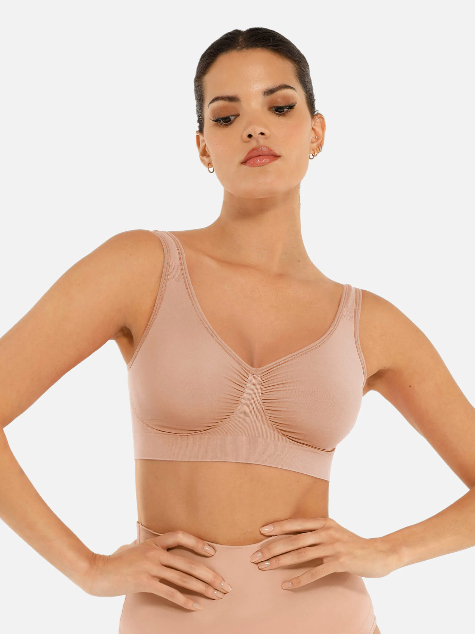 No Underwire Wide Straps Everyday Bra - Image 40