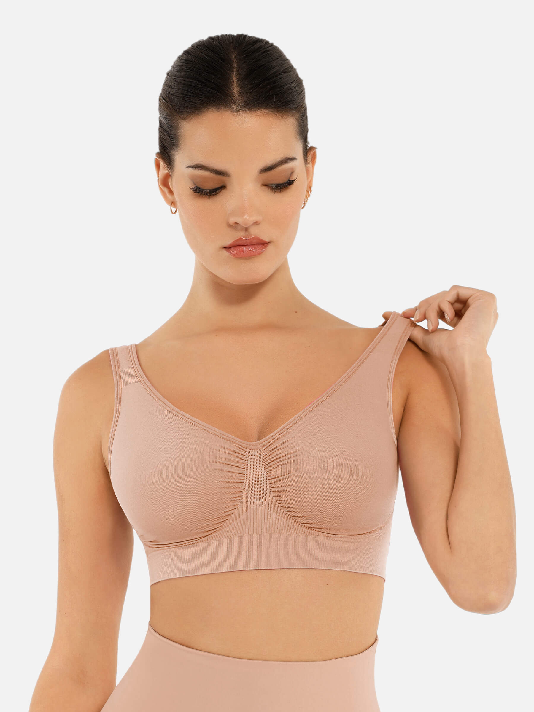 No Underwire Wide Straps Everyday Bra - Image 42