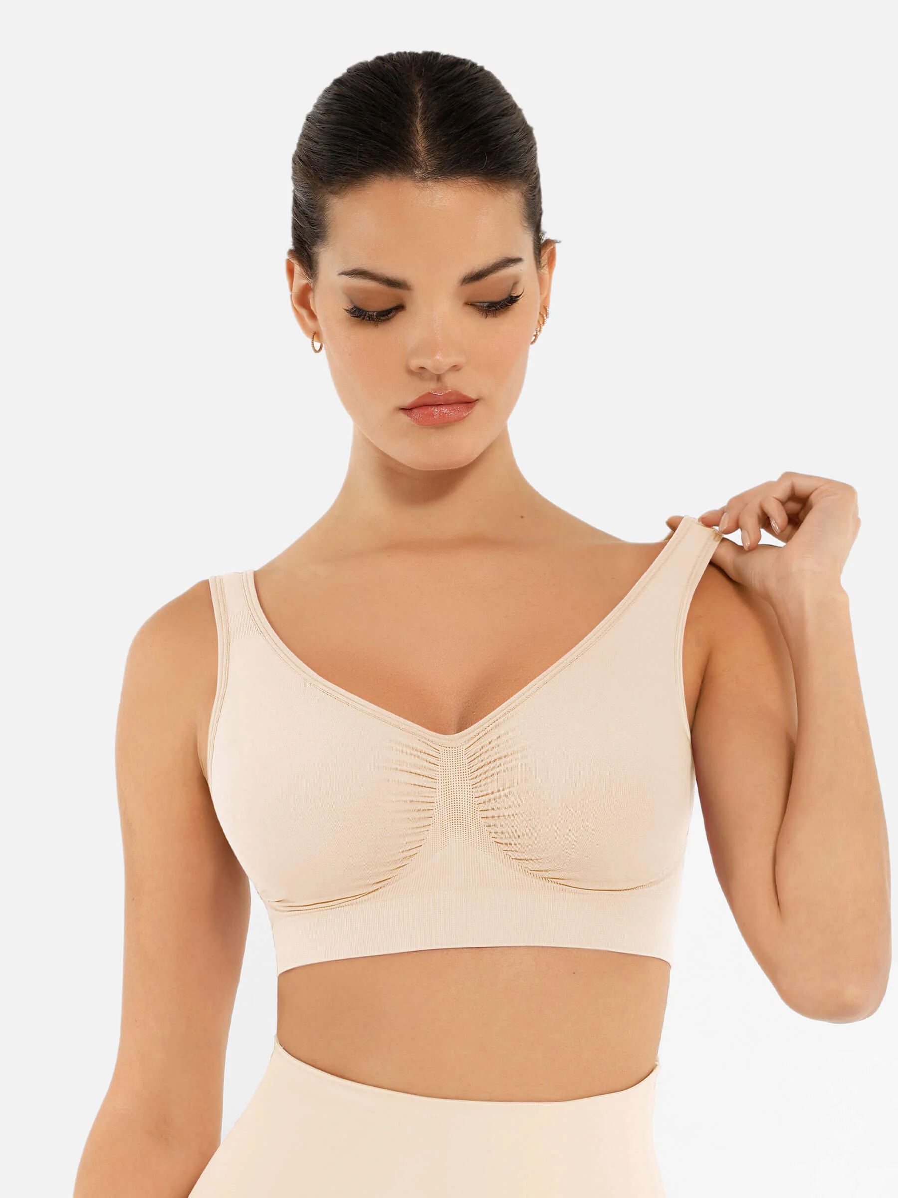 No Underwire Wide Straps Everyday Bra - Image 53