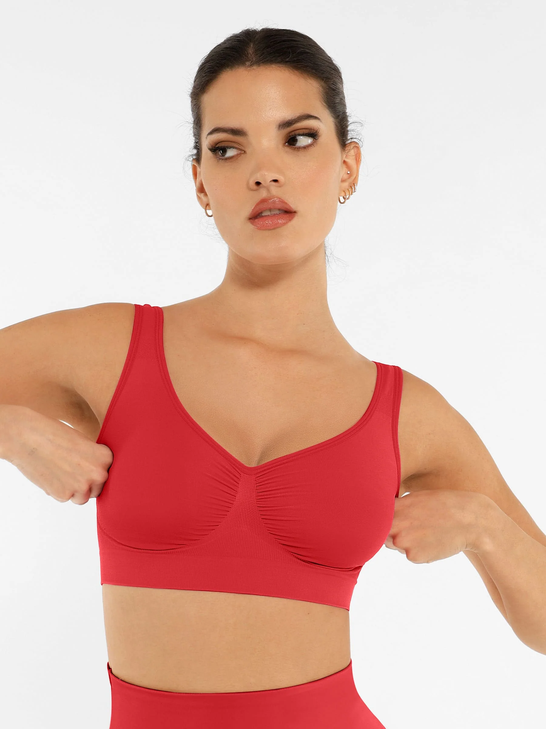 No Underwire Wide Straps Everyday Bra - Image 78