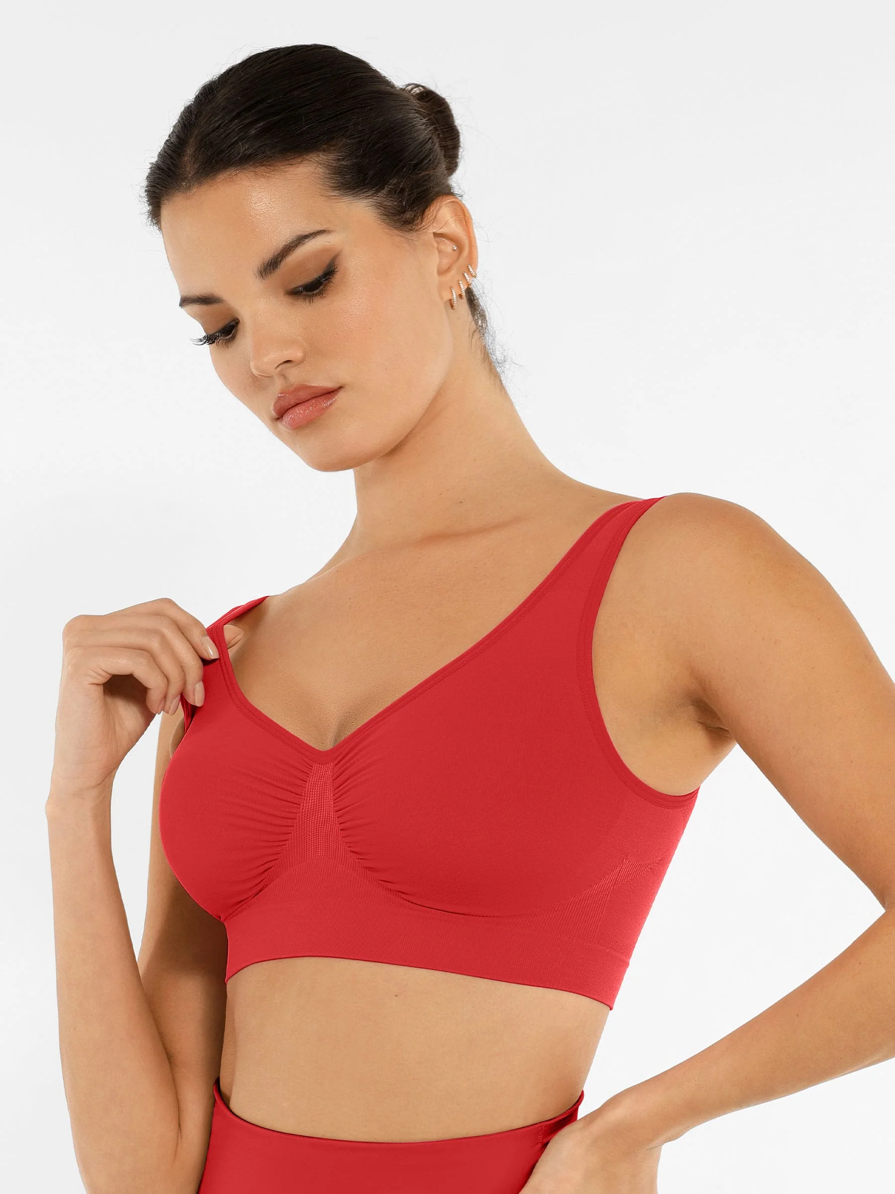 No Underwire Wide Straps Everyday Bra - Image 79