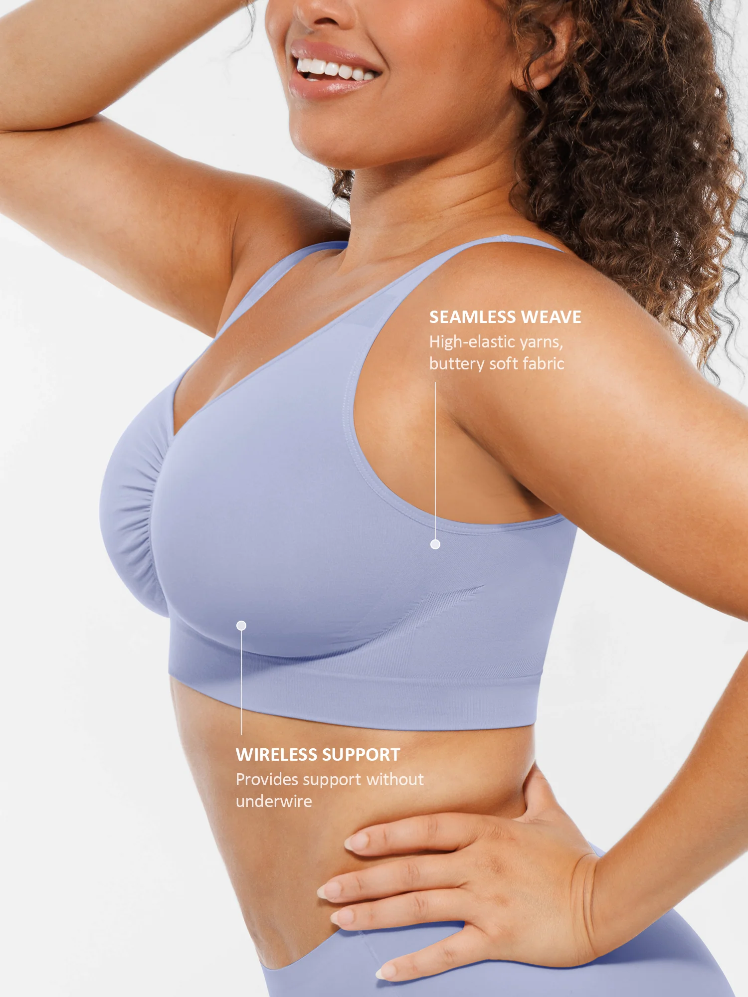 No Underwire Wide Straps Everyday Bra Bundle - Image 67