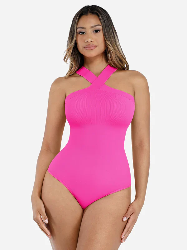 Seamless Crossback Sculpt Bodysuit - Image 14