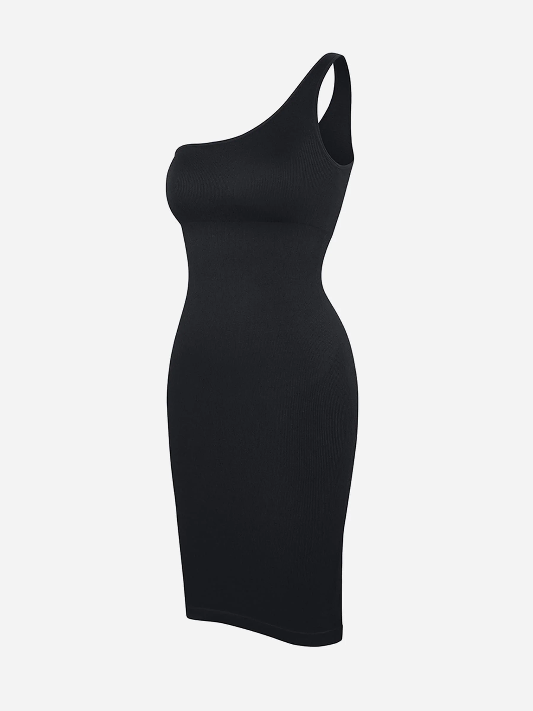 One-Shoulder Tummy Control Shaper Dress - Image 16
