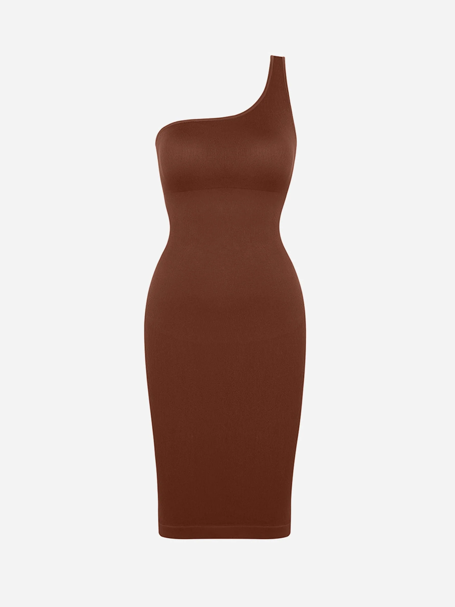 One-Shoulder Tummy Control Shaper Dress - Image 22