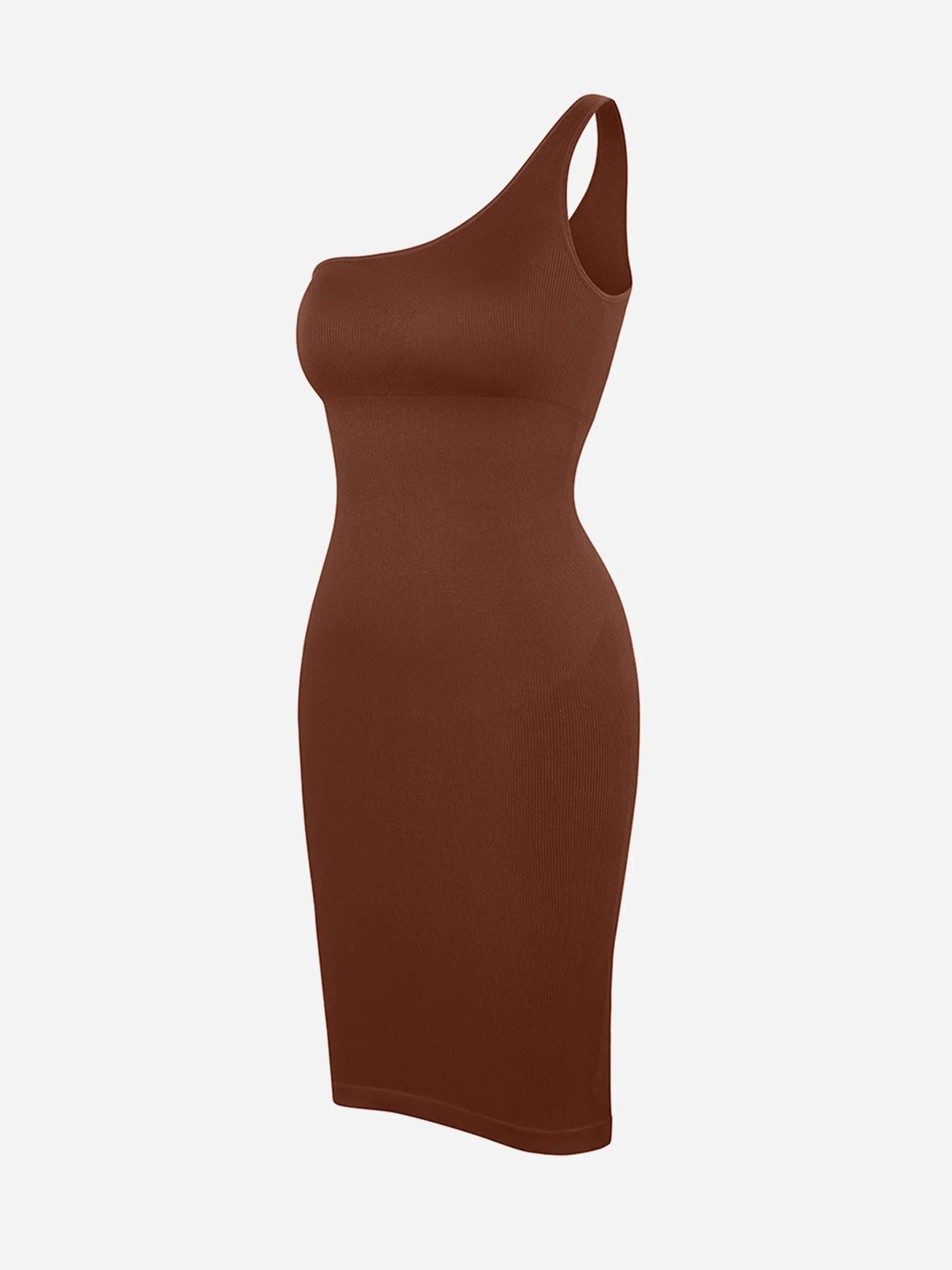 One-Shoulder Tummy Control Shaper Dress - Image 23