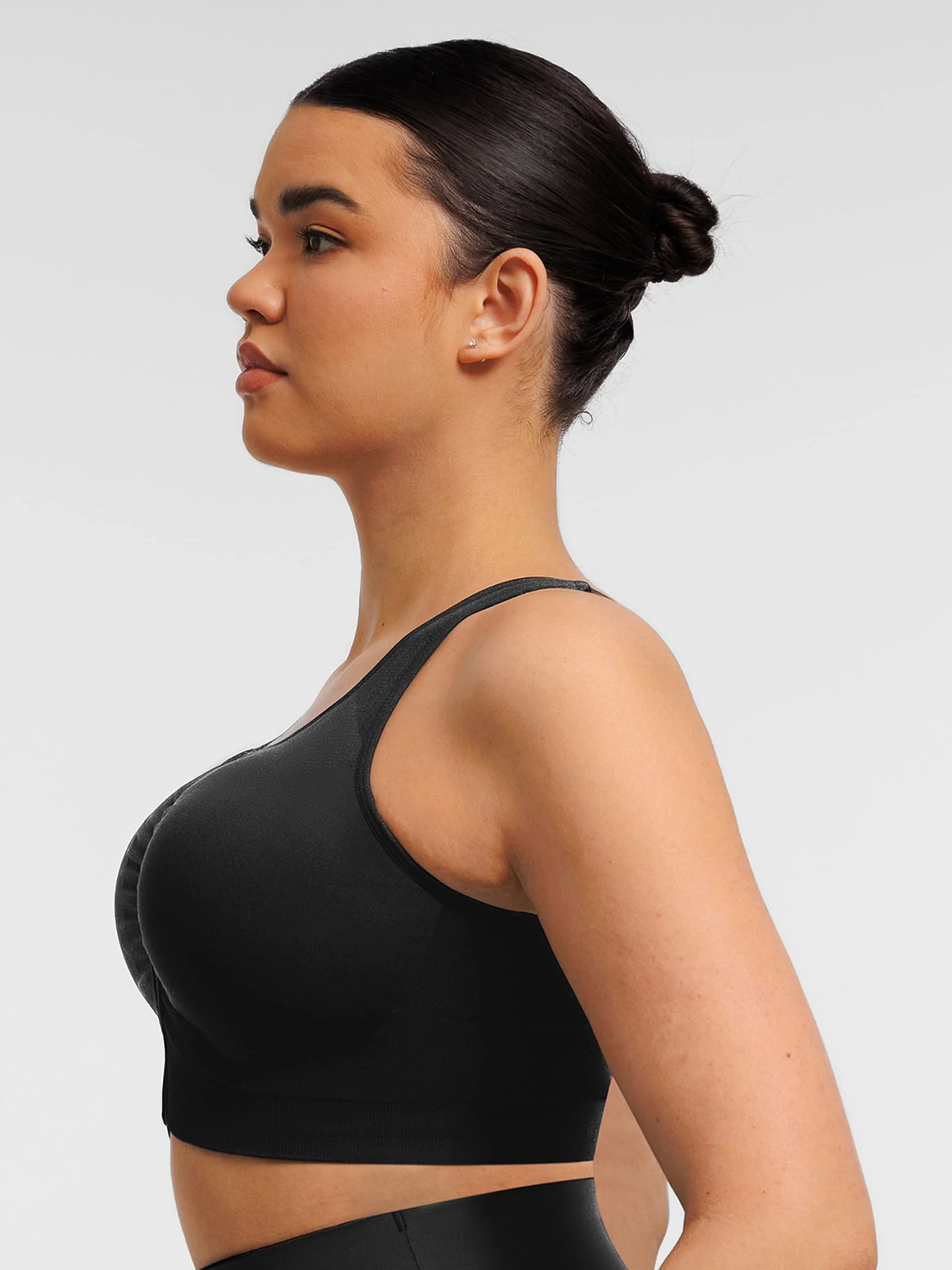 Seamless Front-Opening Zipper Bra - Image 6