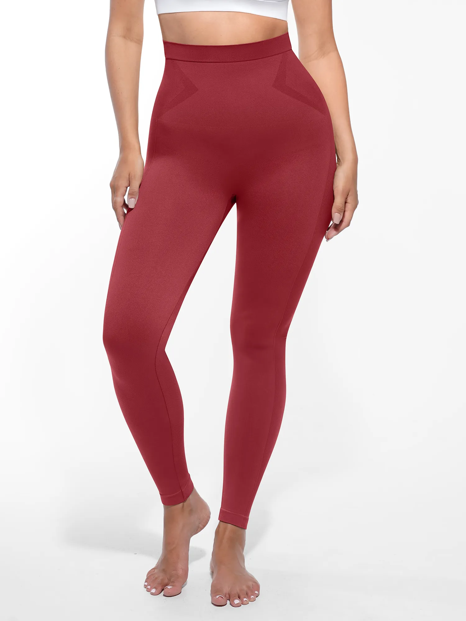 High-Waist Shaping Leggings - Image 34