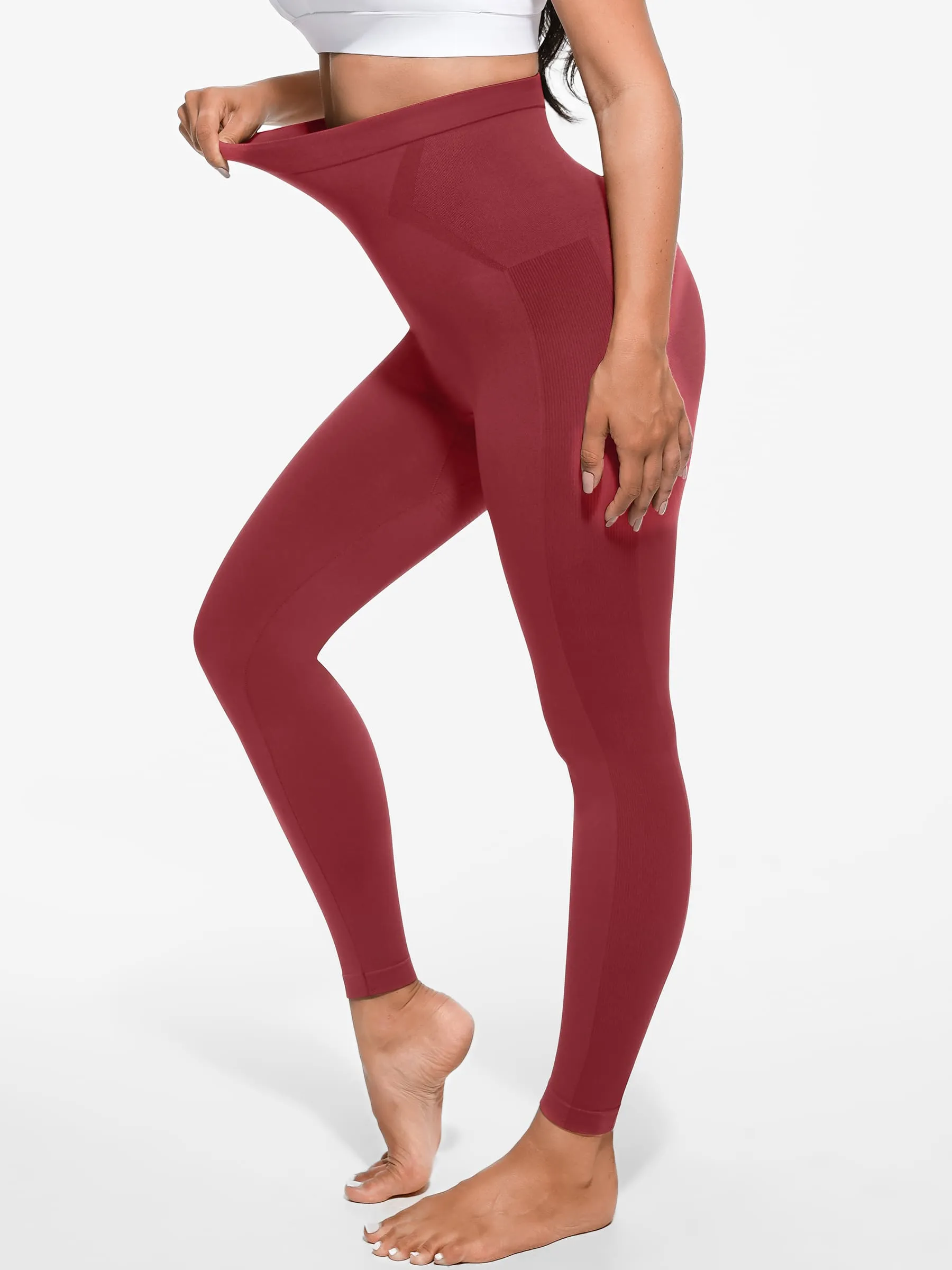 High-Waist Shaping Leggings - Image 37