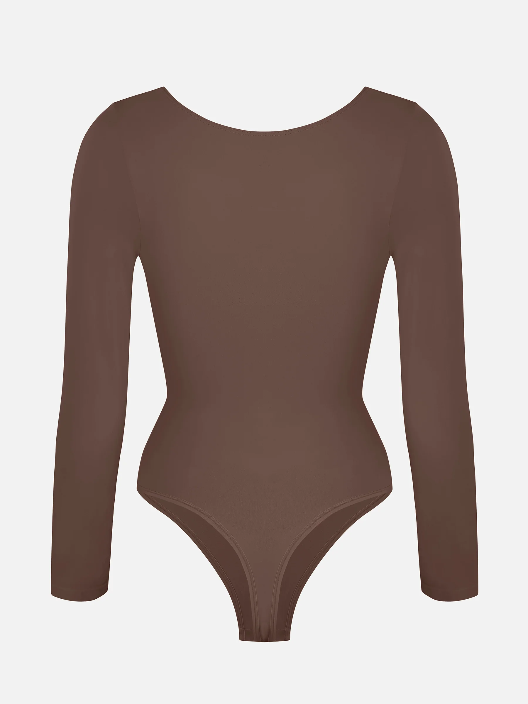 Seamless Long Sleeve Tummy Control Classic Bodysuit - Image 35
