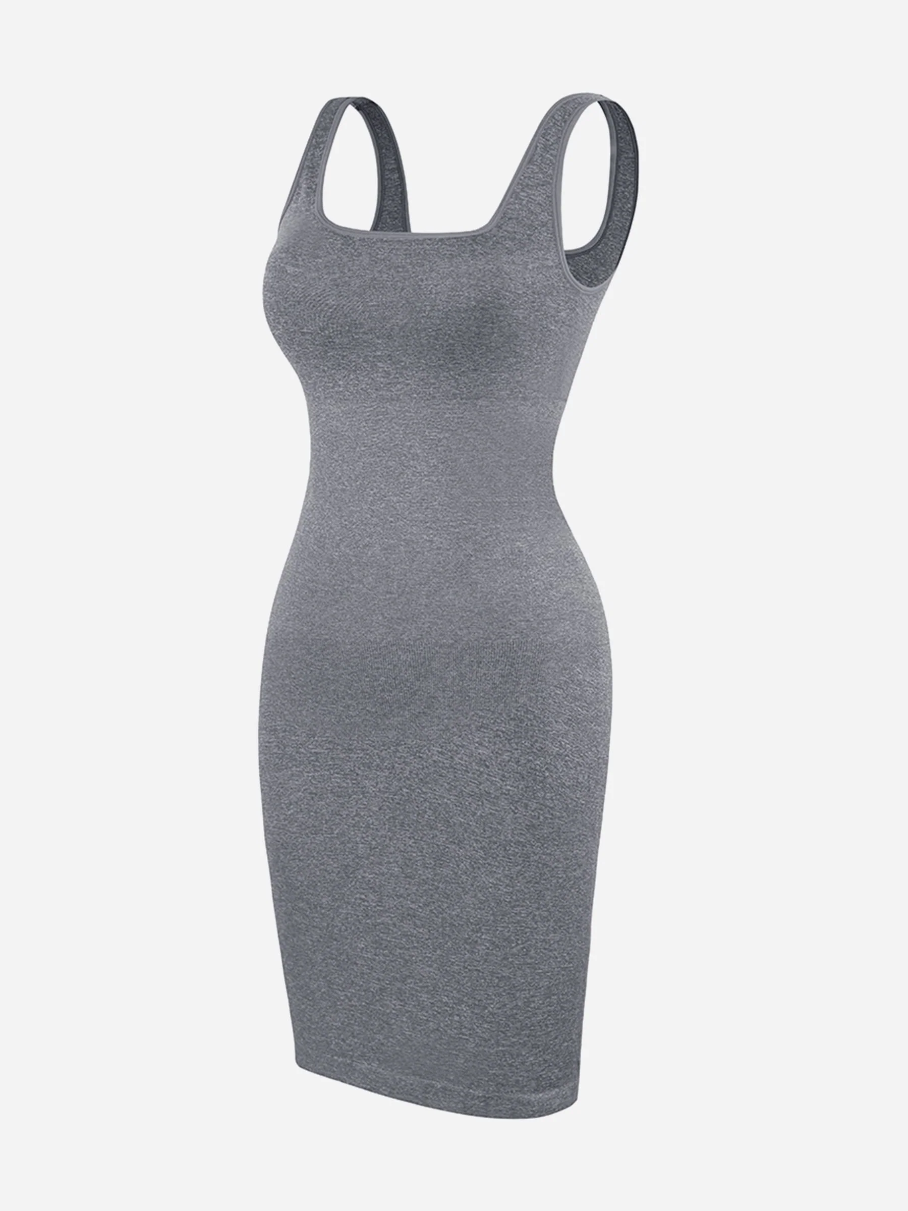 Tummy Control Square Neck Everyday Dress - Image 26