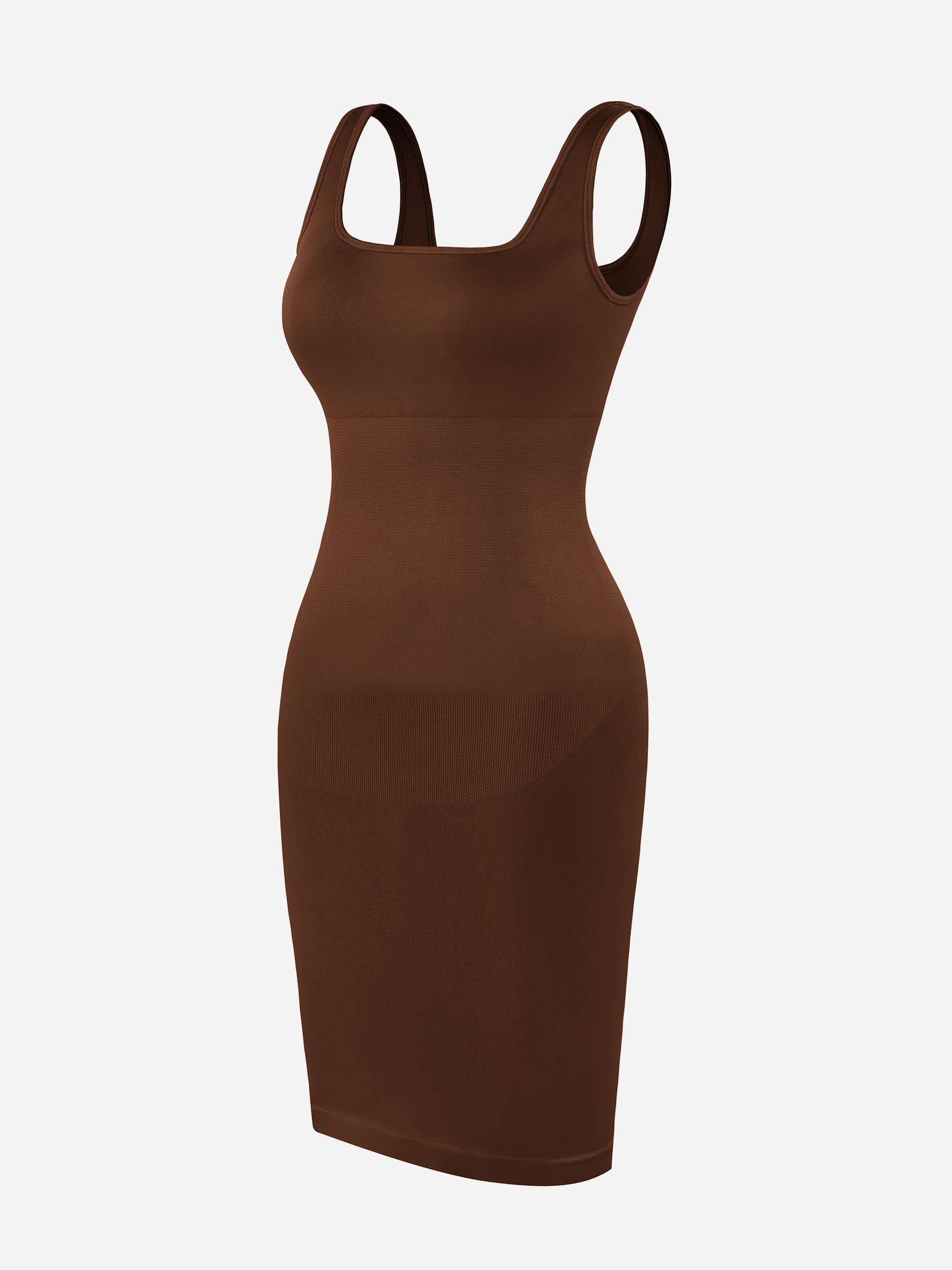 Tummy Control Square Neck Everyday Dress - Image 35