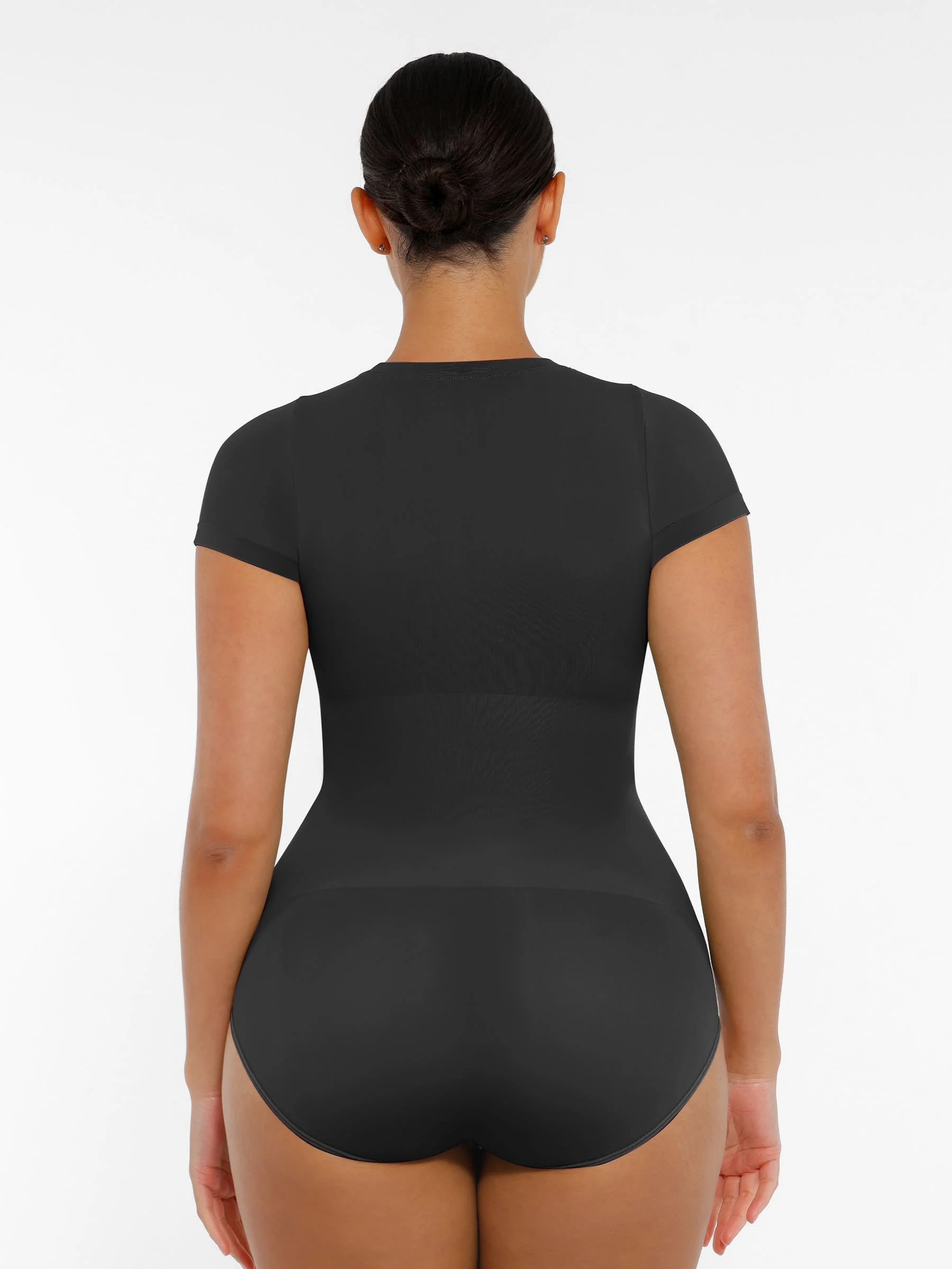 Crew Neck Seamless Soft Everyday Bodysuit - Image 16