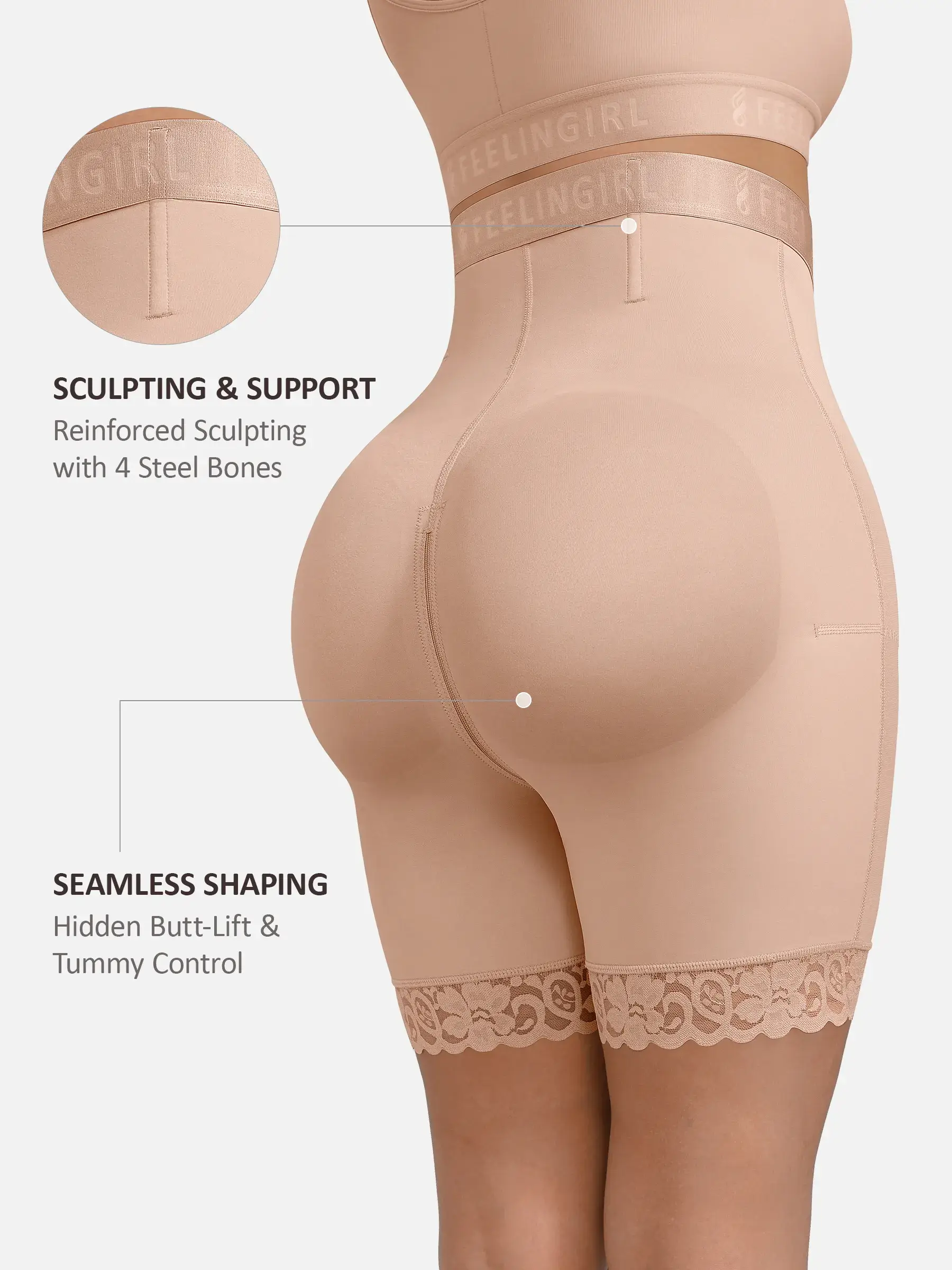 Butt Lift High-Waist Shaper Shorts - Image 17