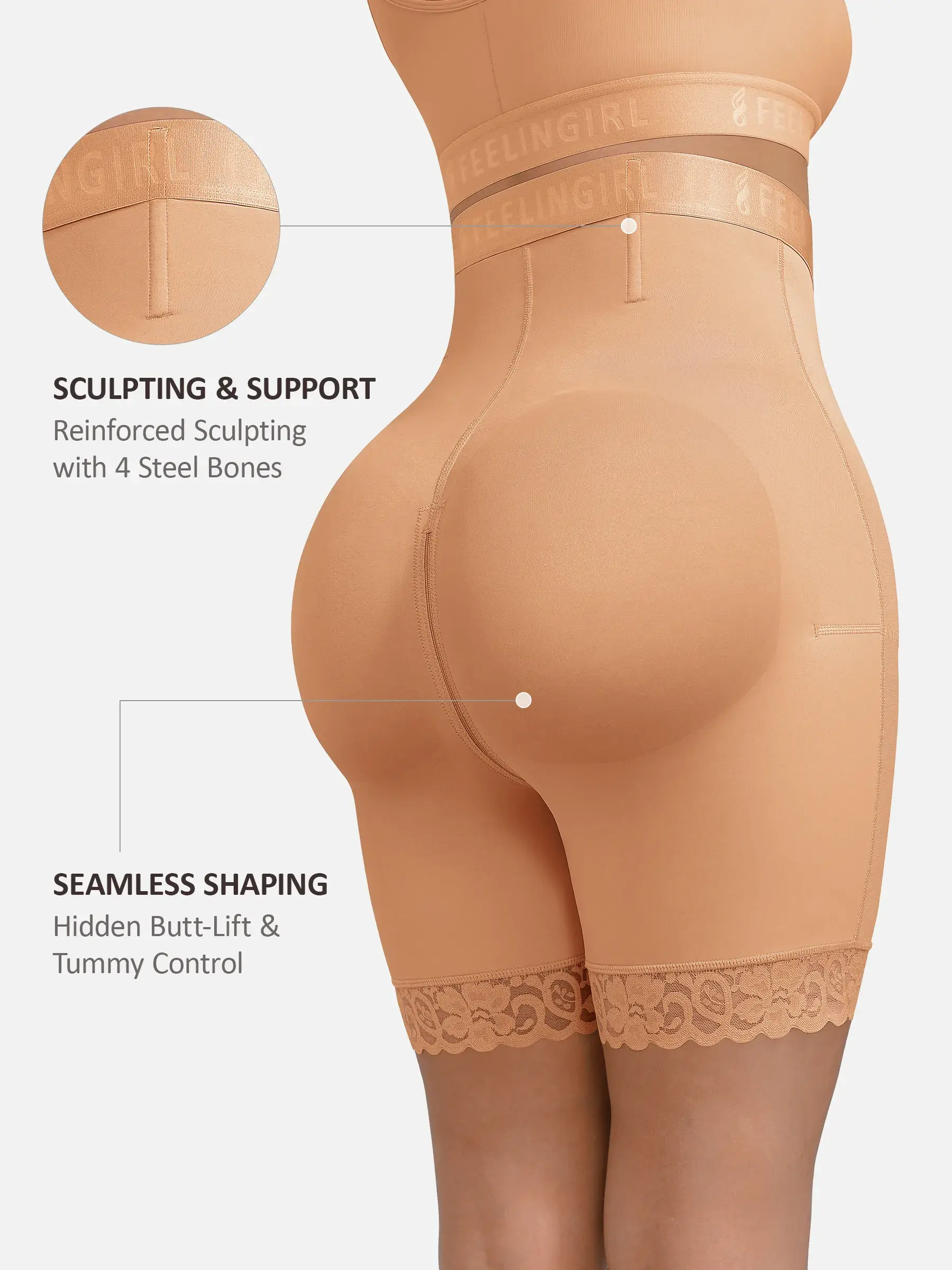 Butt Lift High-Waist Shaper Shorts - Image 4