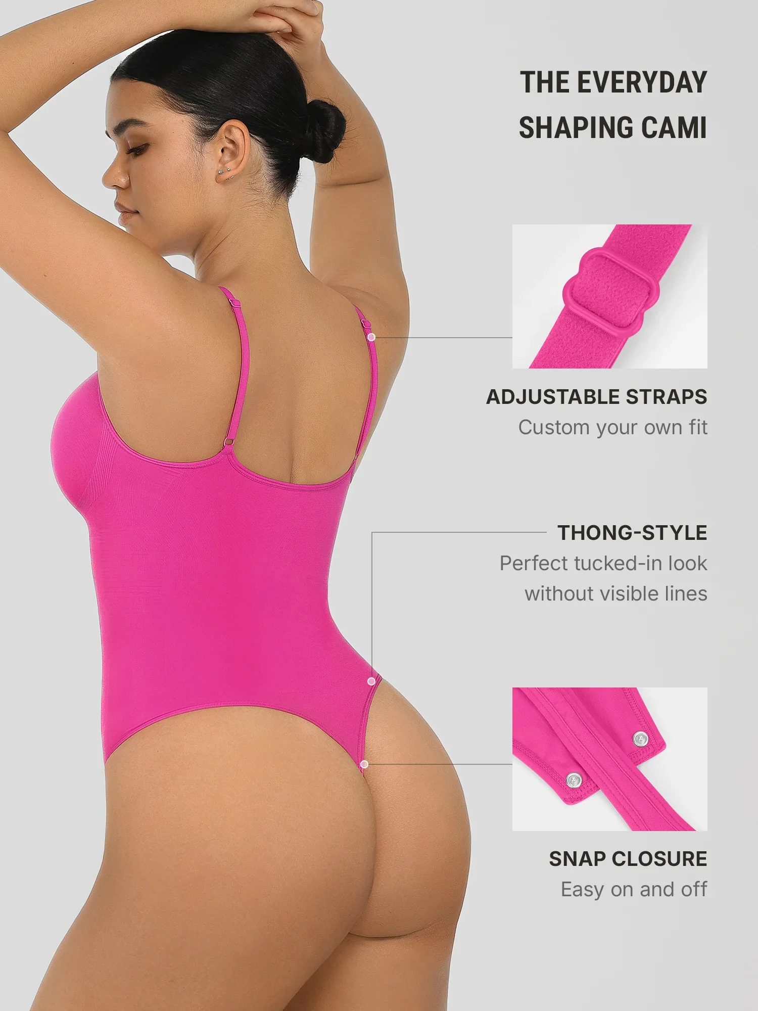 Tummy Control Seamless Bodysuit - Image 57