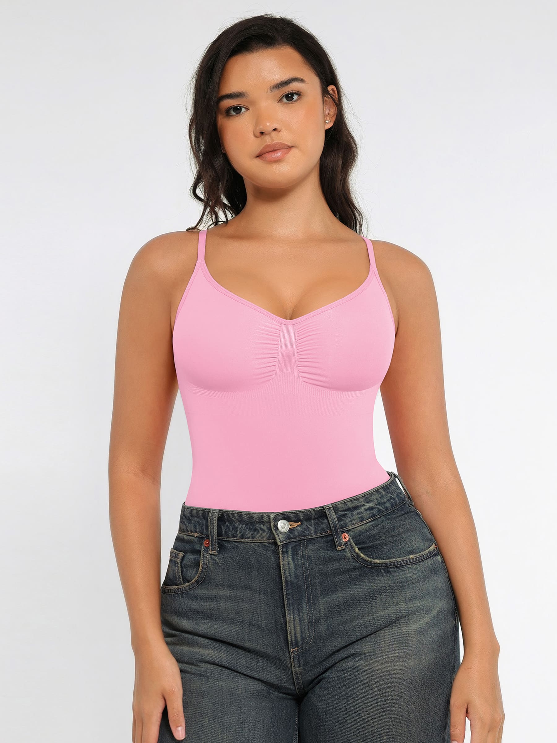 Tummy Control Seamless Ultra-Stretch Bodysuit - Image 87