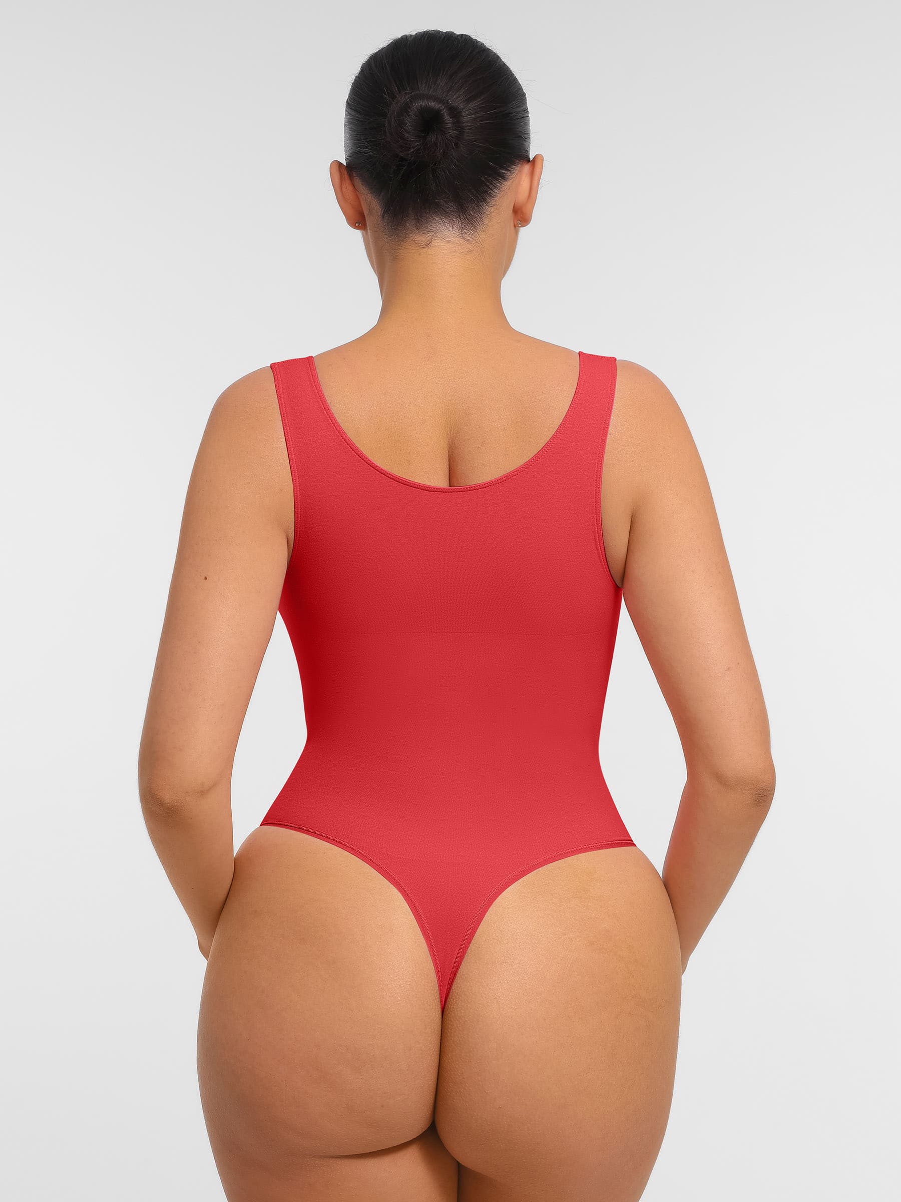 Tummy Control Seamless Wide Strap Bodysuit - Image 22