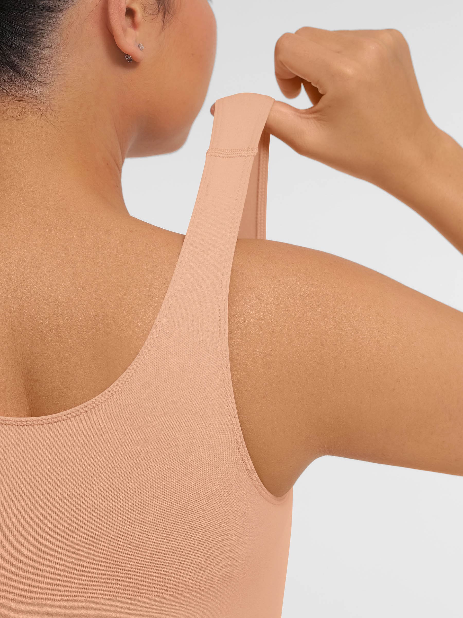 Tummy Control Seamless Wide Strap Bodysuit - Image 30