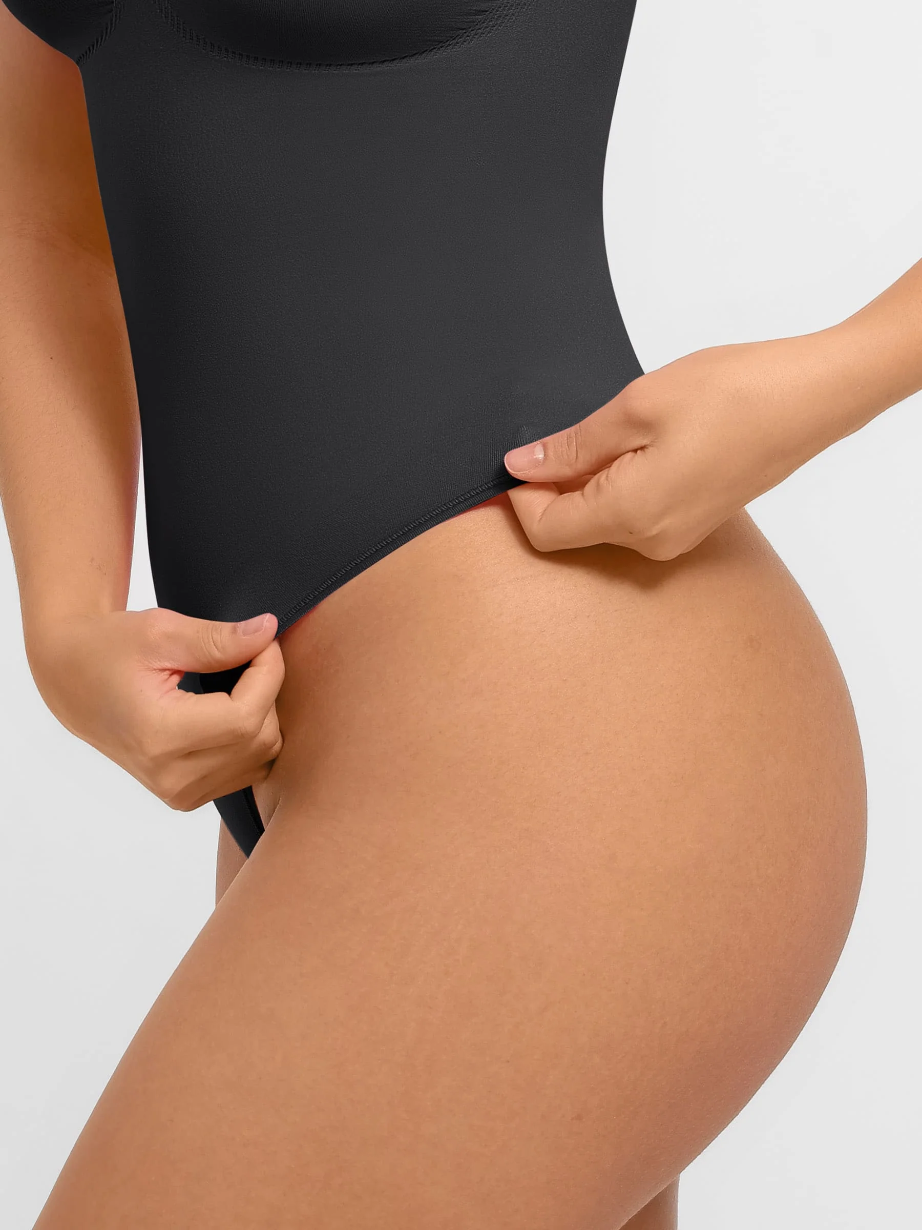Tummy Control Seamless Wide Strap Bodysuit - Image 6