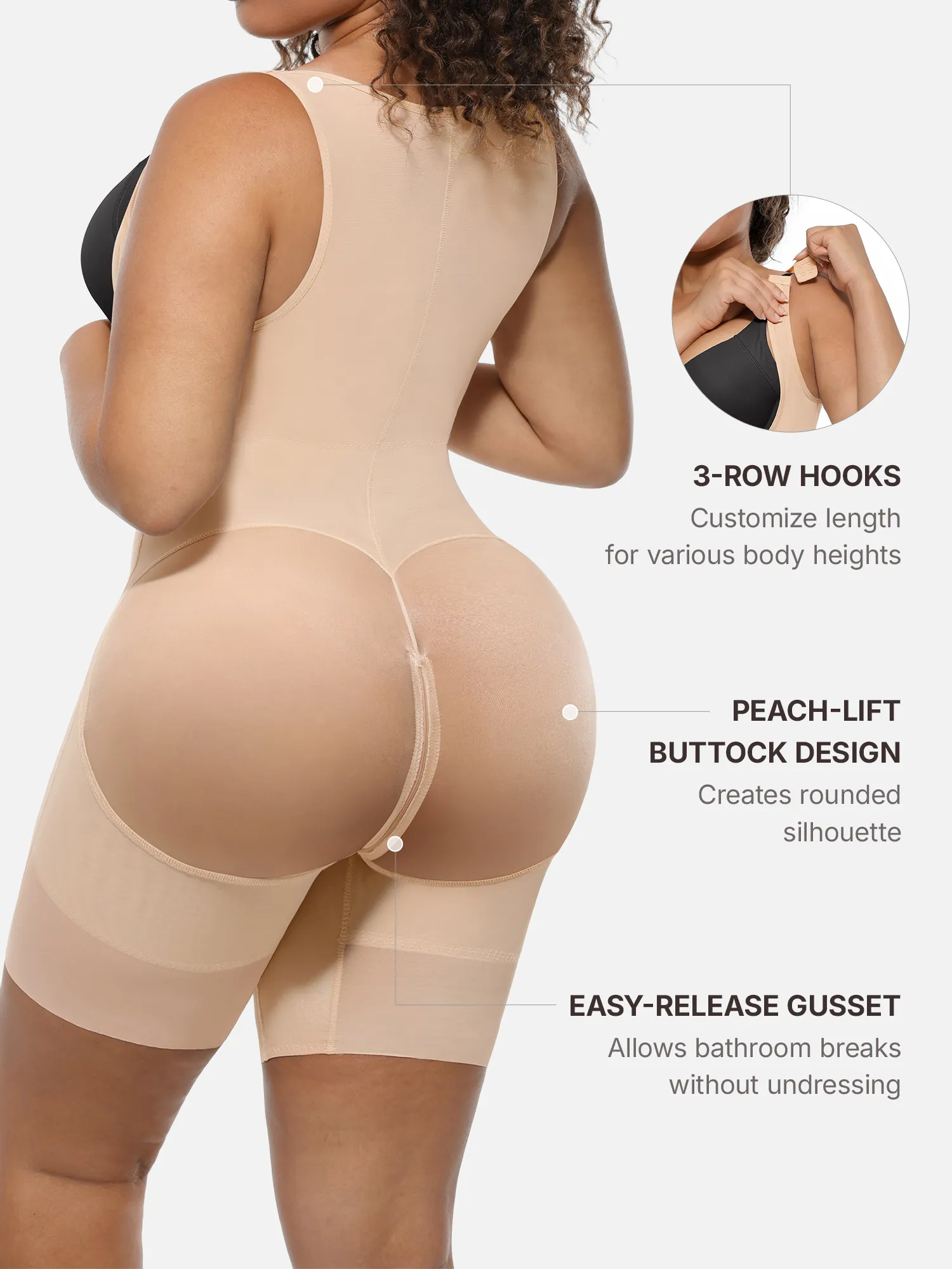 U-Shaped Shaping Lift Bodysuit & Unlined Soft Bra Bundle - Image 13