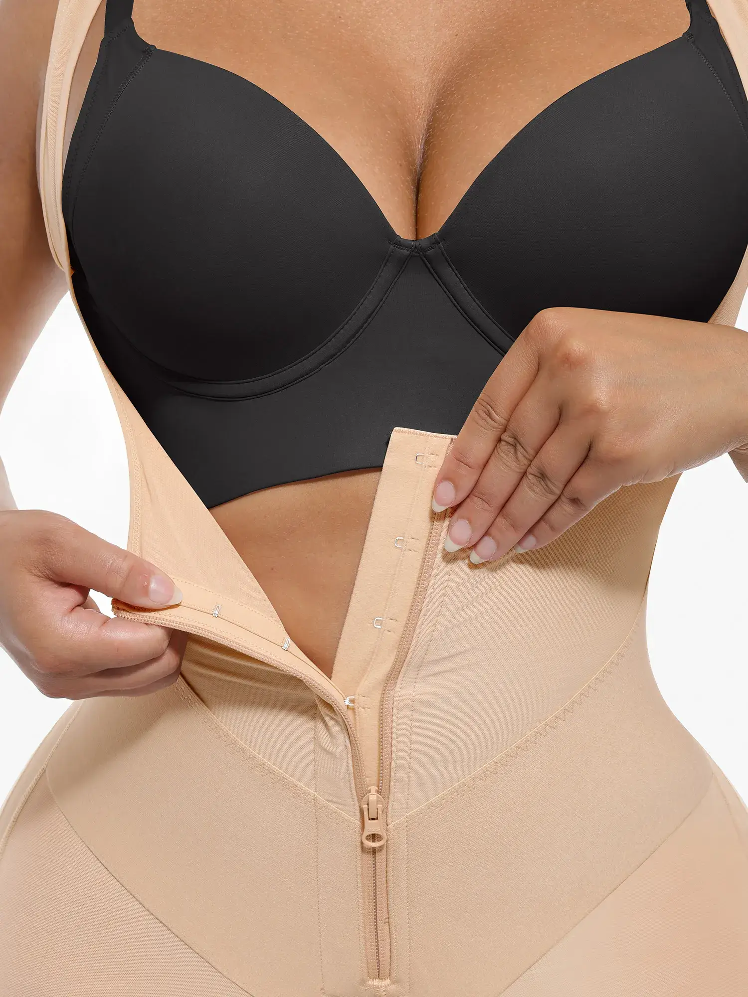 U-Shaped Shaping Lift Bodysuit & Unlined Soft Bra Bundle - Image 18