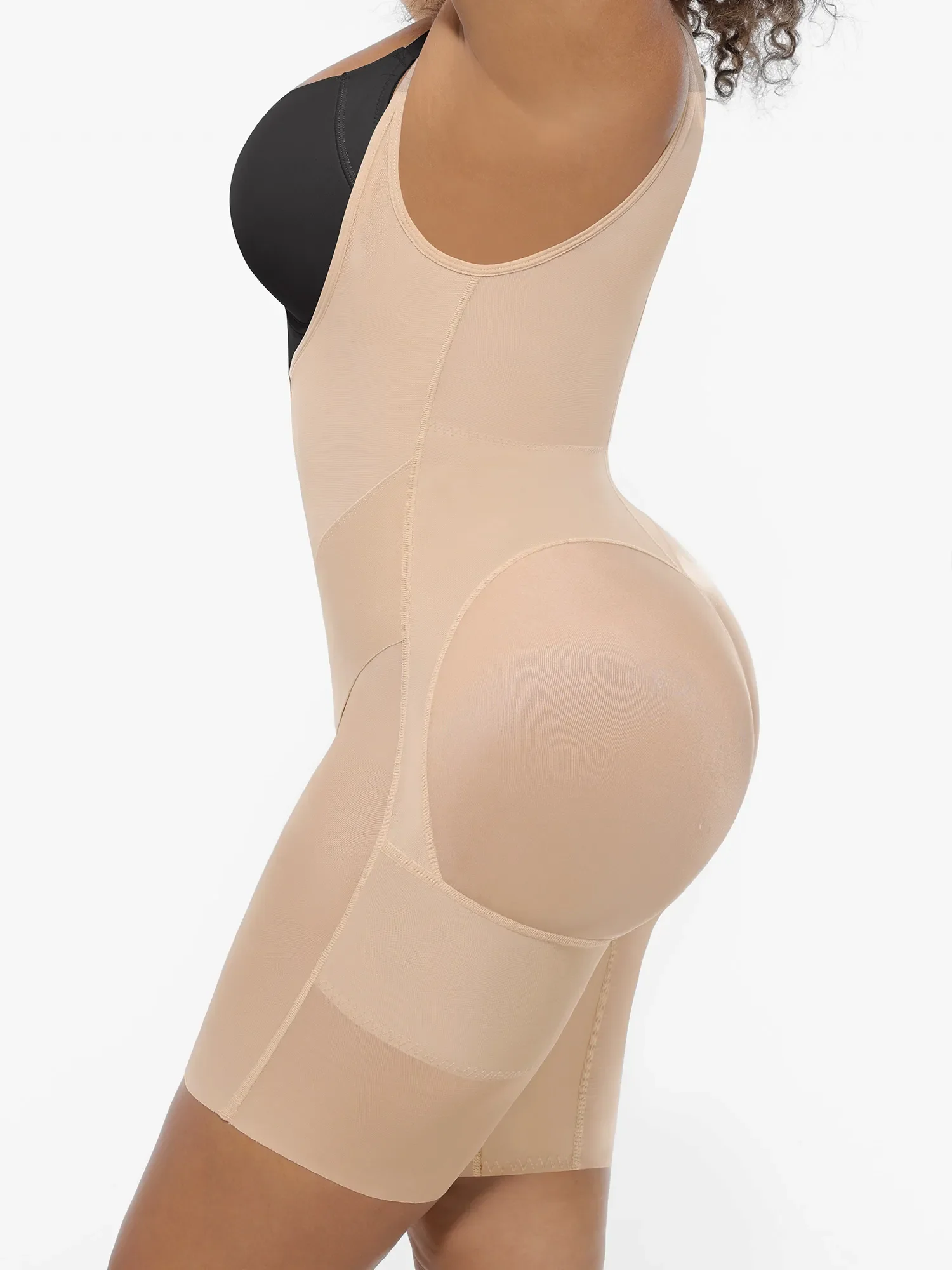 U-Shaped Shaping Lift Bodysuit & Unlined Soft Bra Bundle - Image 19