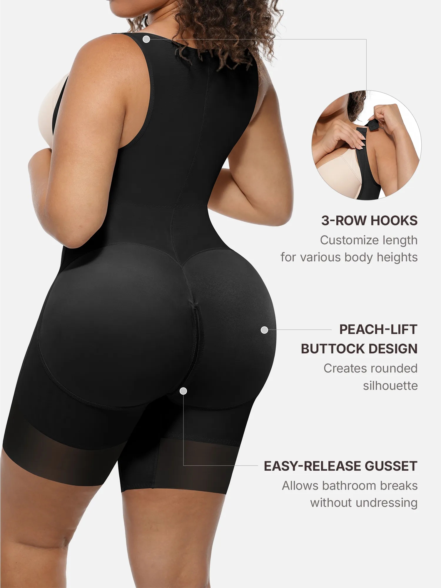 U-Shaped Shaping Lift Bodysuit & Unlined Soft Bra Bundle - Image 4