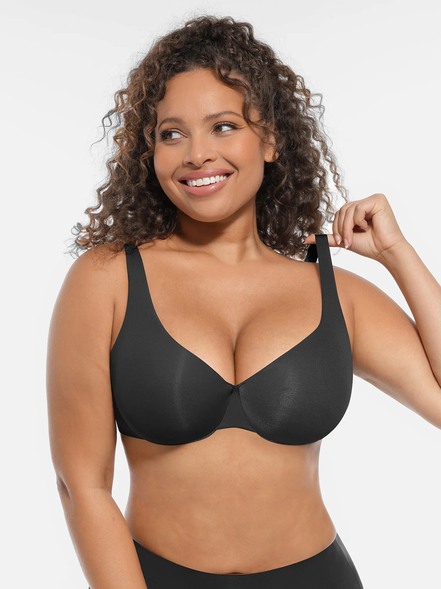 Adjustable-Strap Underwire Deep V-neck Bra Bundle - Image 11