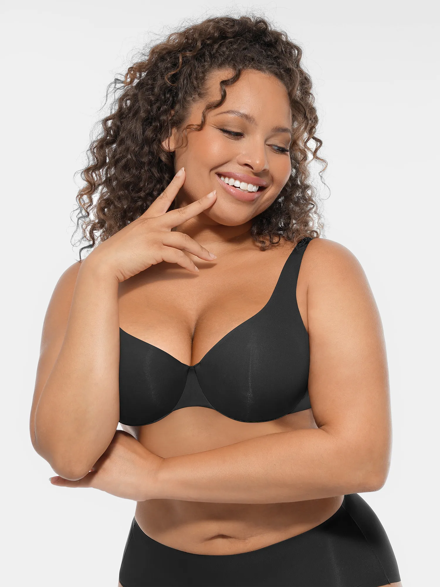 Adjustable-Strap Underwire Deep V-neck Bra Bundle - Image 13
