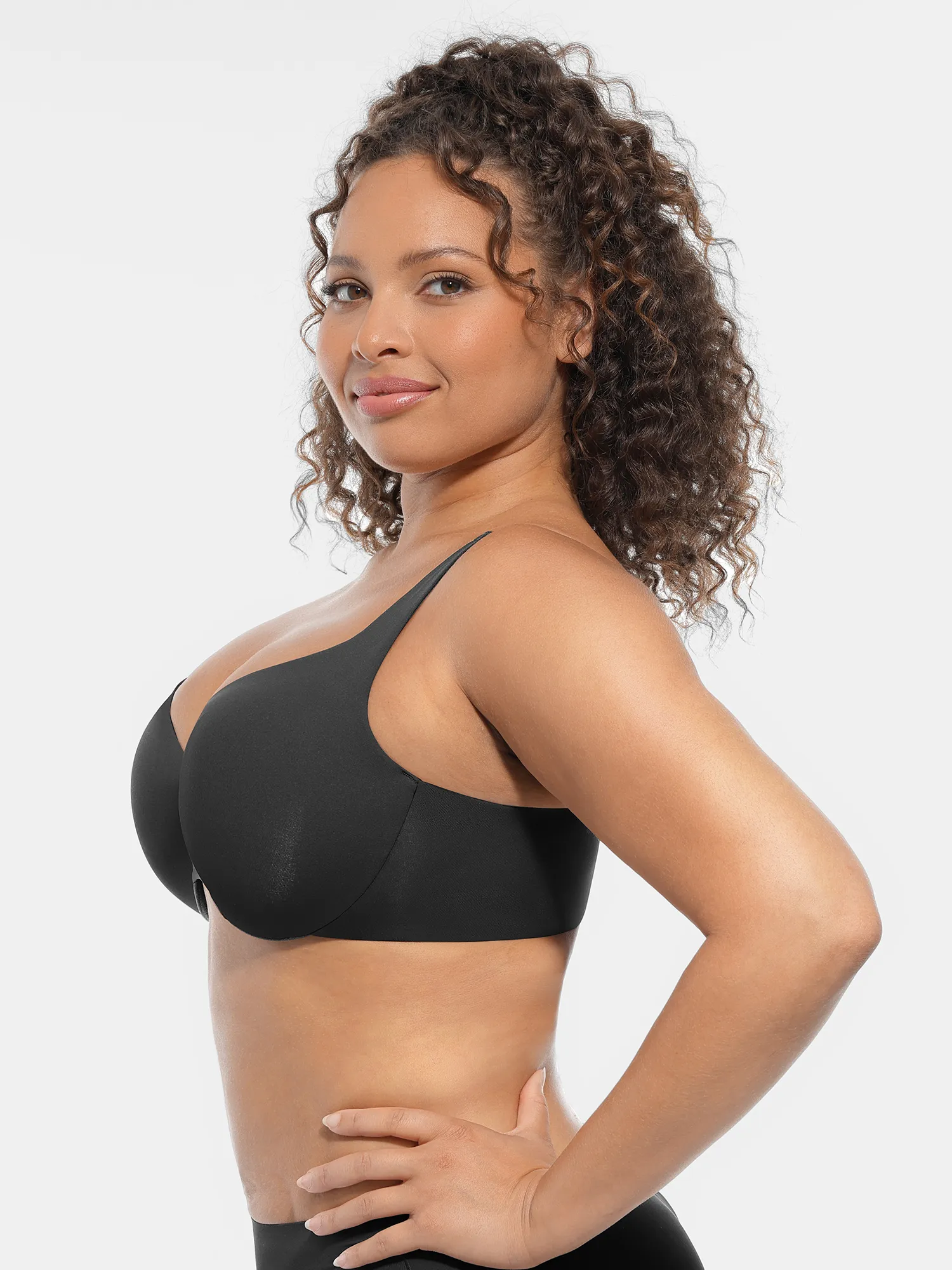 Adjustable-Strap Underwire Deep V-neck Bra Bundle - Image 14