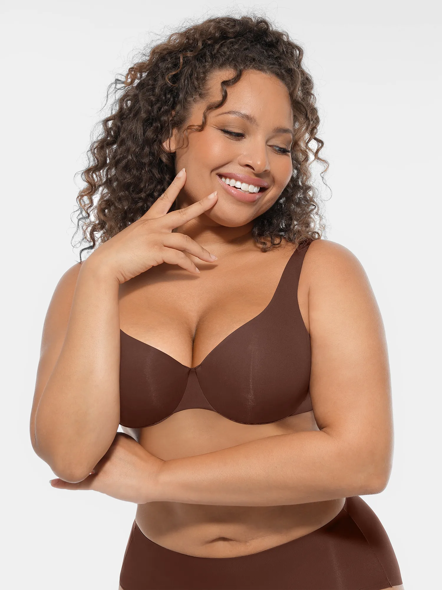 Adjustable-Strap Underwire Deep V-neck Bra Bundle - Image 21
