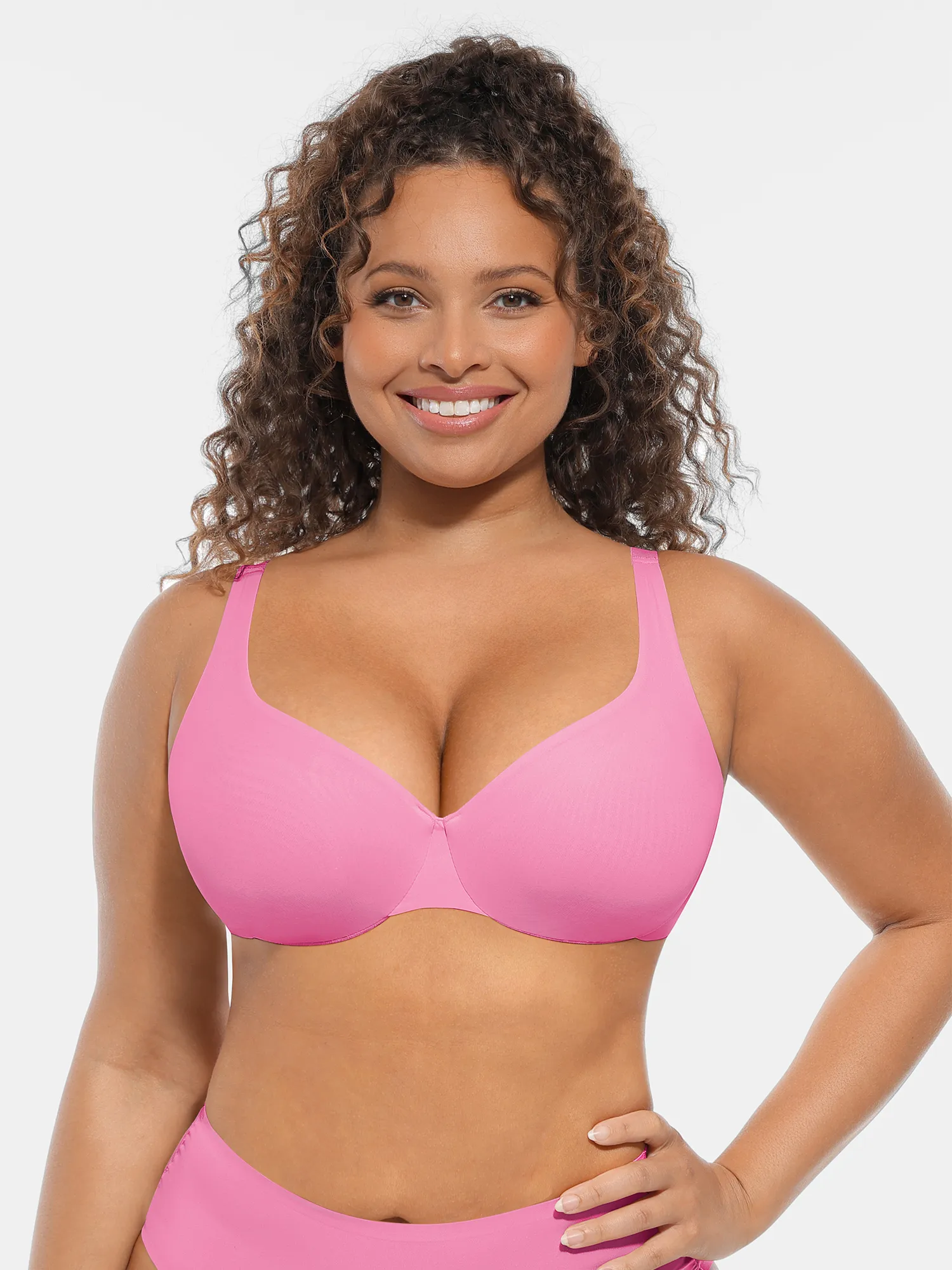 Adjustable-Strap Underwire Deep V-neck Bra Bundle - Image 27