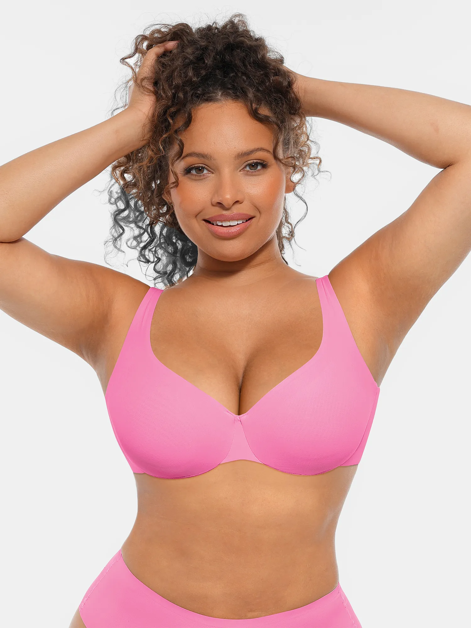 Adjustable-Strap Underwire Deep V-neck Bra Bundle - Image 28