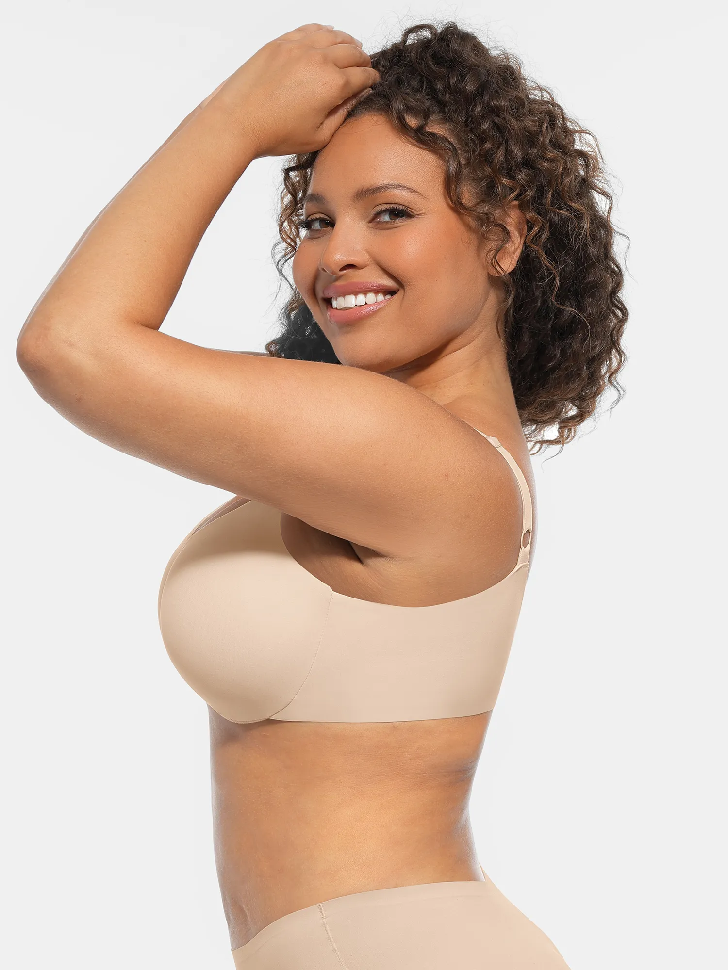 Adjustable-Strap Underwire Deep V-neck Bra Bundle - Image 38